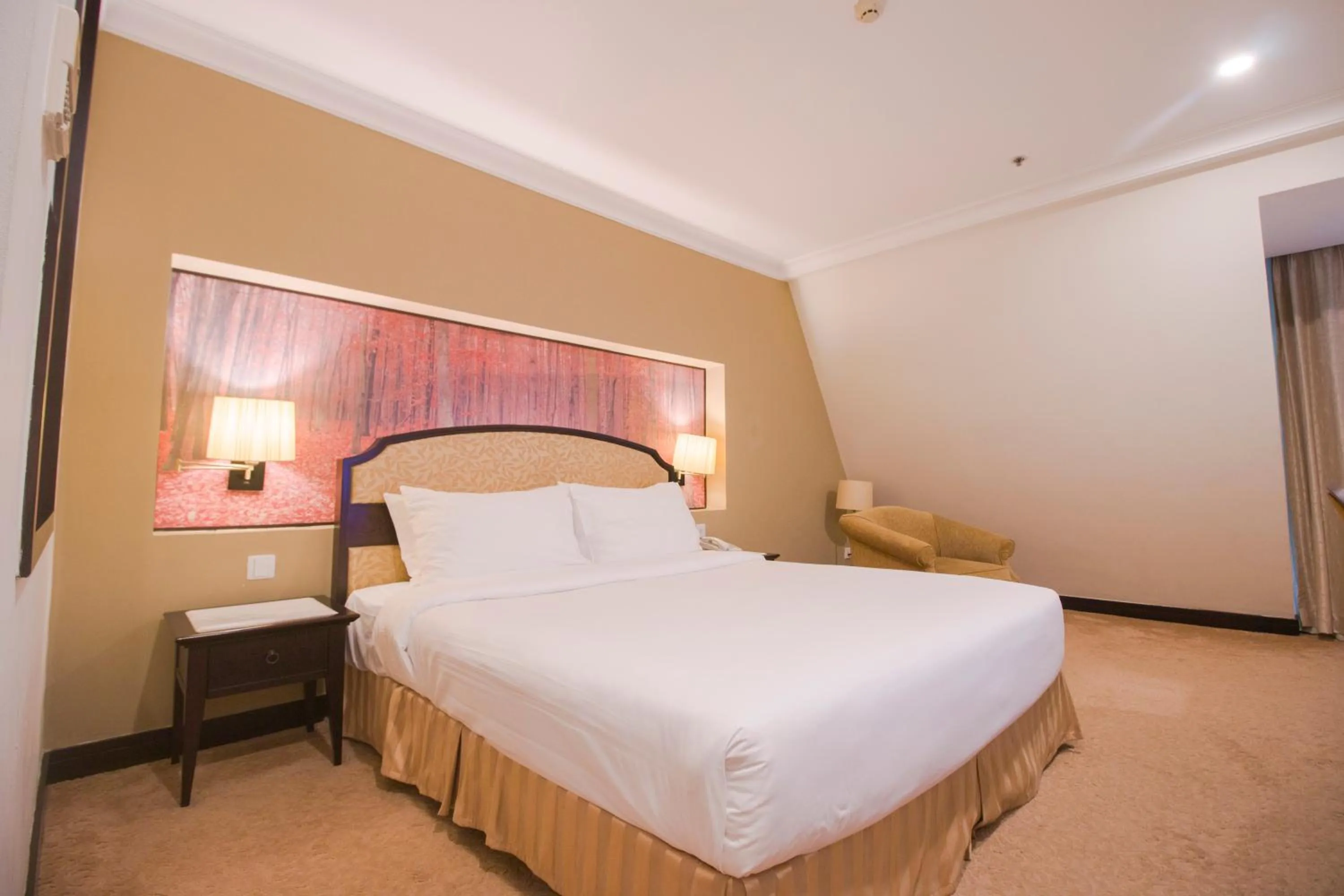 Bed in La Sapinette Hotel Dalat