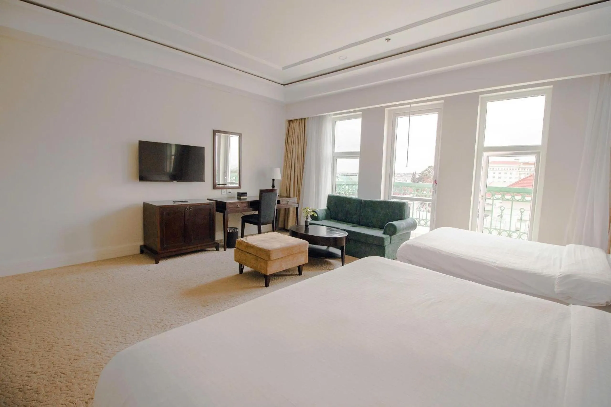 Bed in La Sapinette Hotel Dalat