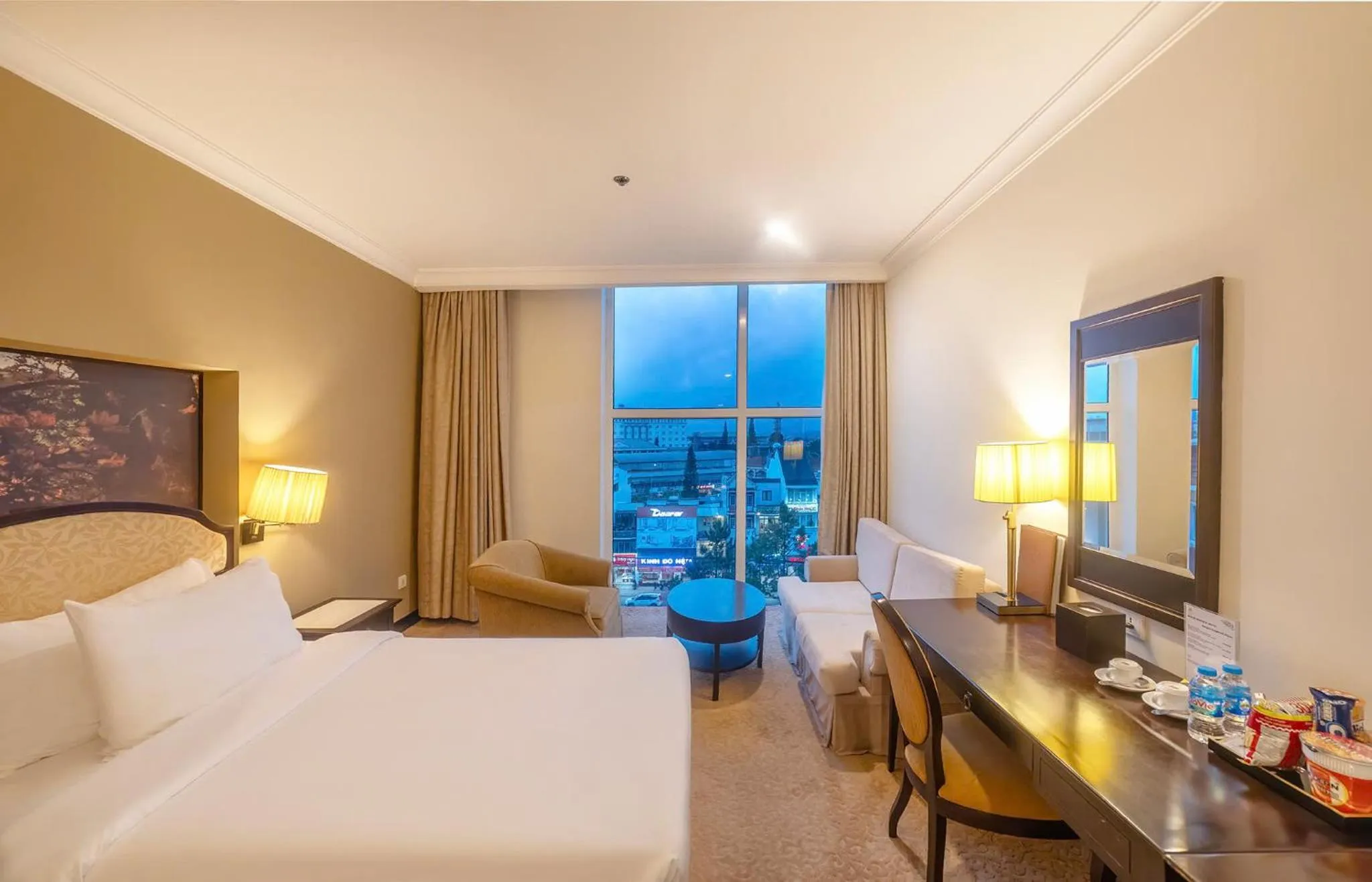 Bed in La Sapinette Hotel Dalat