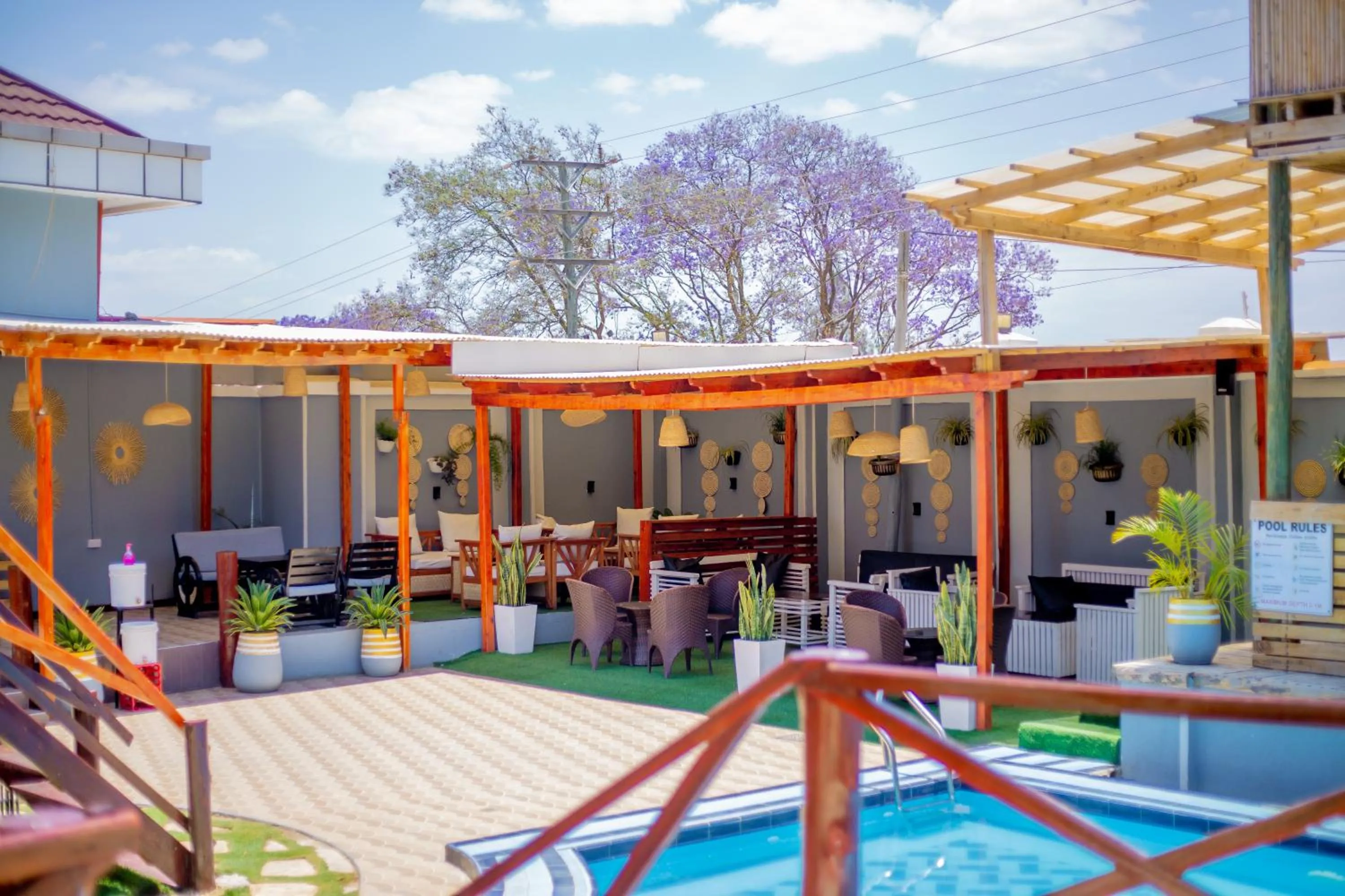 sunbed in Mount Royal Villa