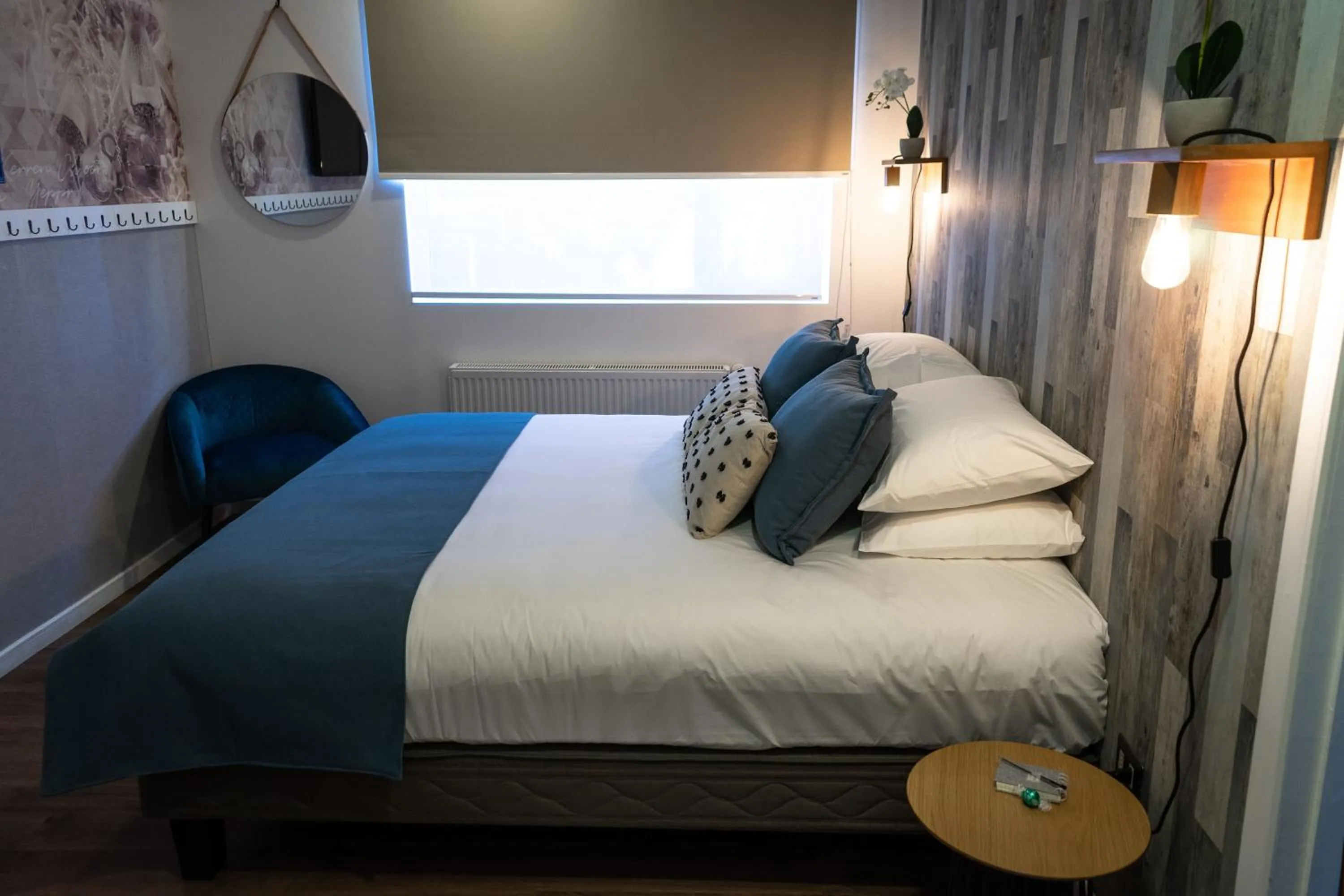 Bed in Hotel Boutique Restaurant Kran Kreen