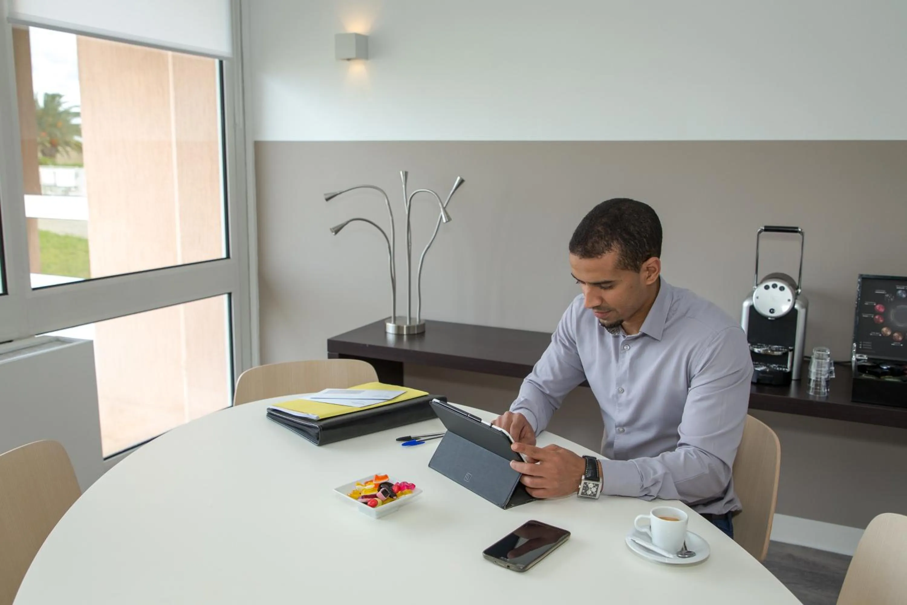 Lobby or reception in Novotel Perpignan Nord Rivesaltes