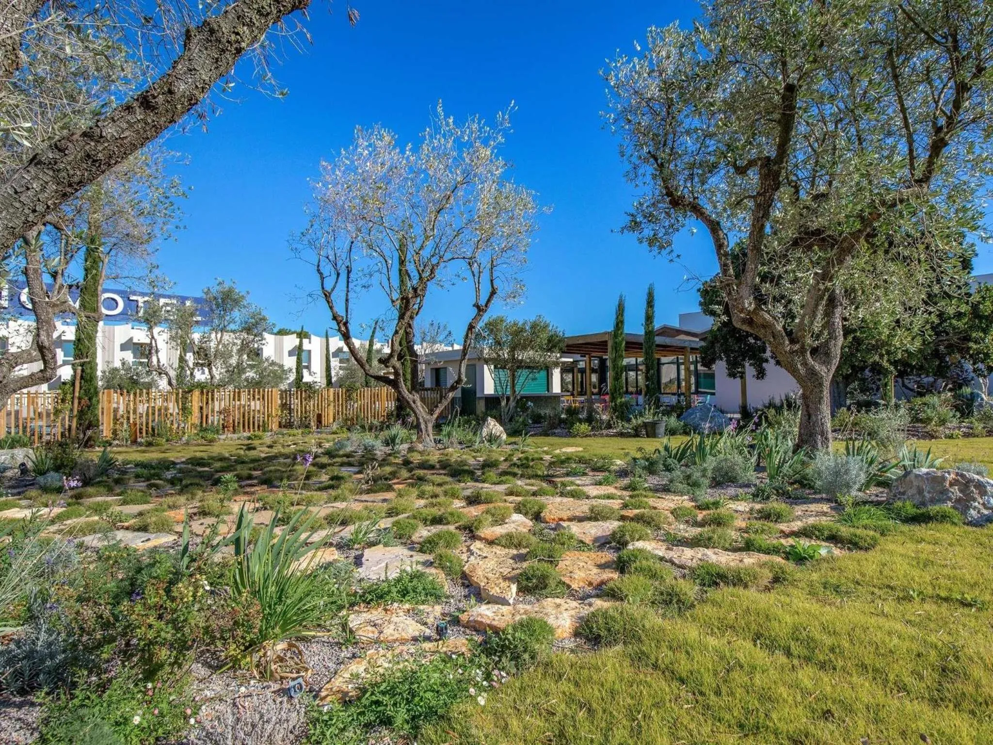 Pool view in Novotel Perpignan Nord Rivesaltes