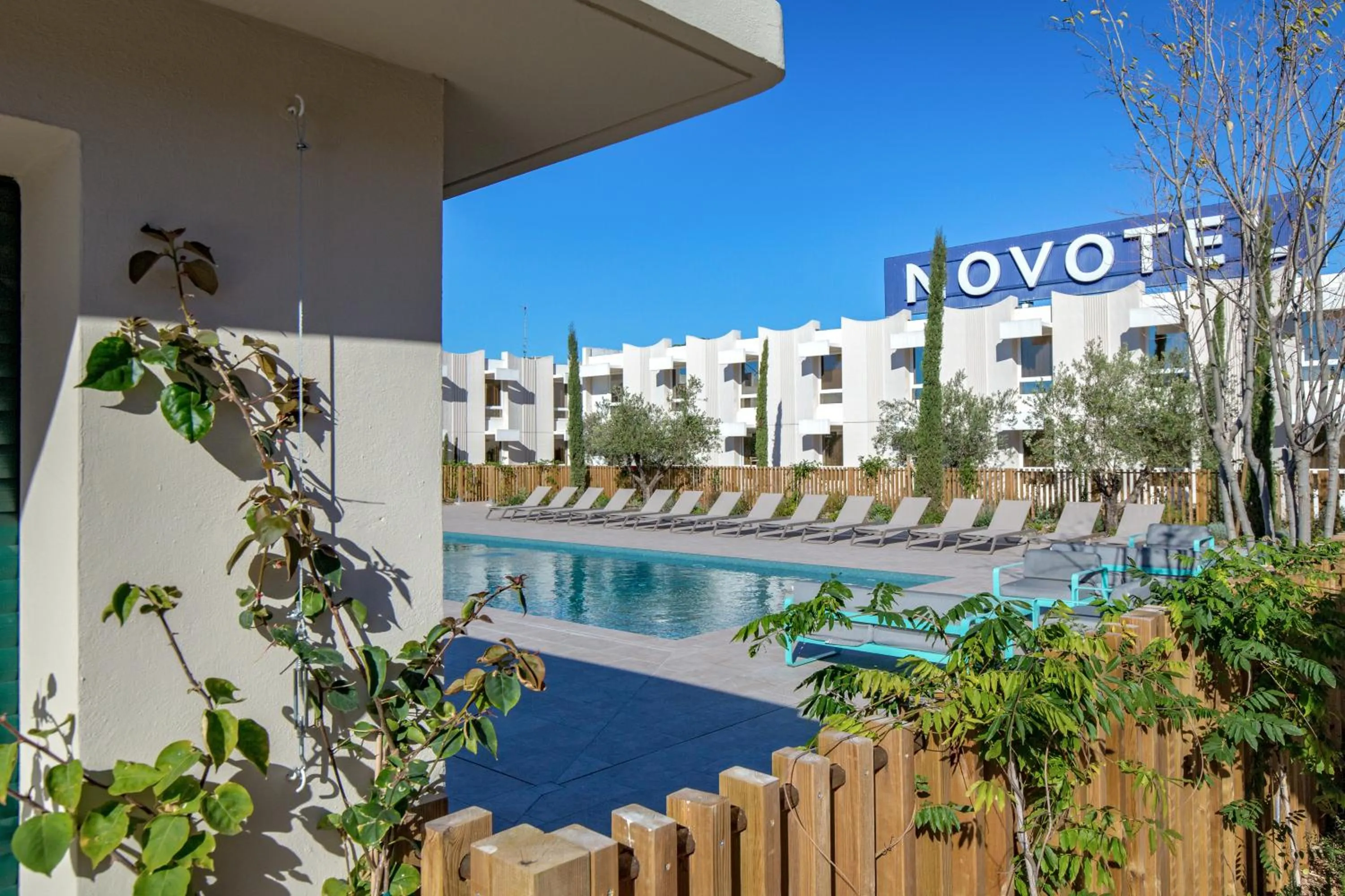Swimming pool in Novotel Perpignan Nord Rivesaltes