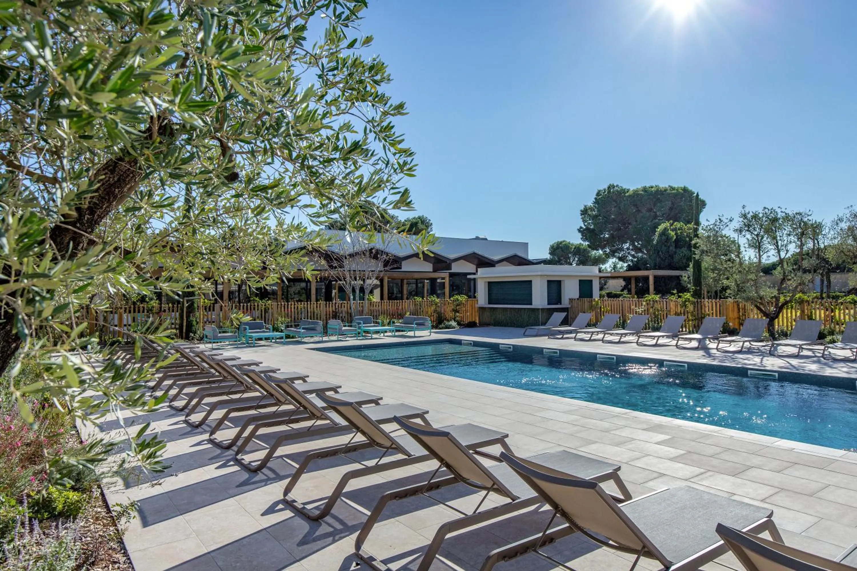 Swimming pool in Novotel Perpignan Nord Rivesaltes