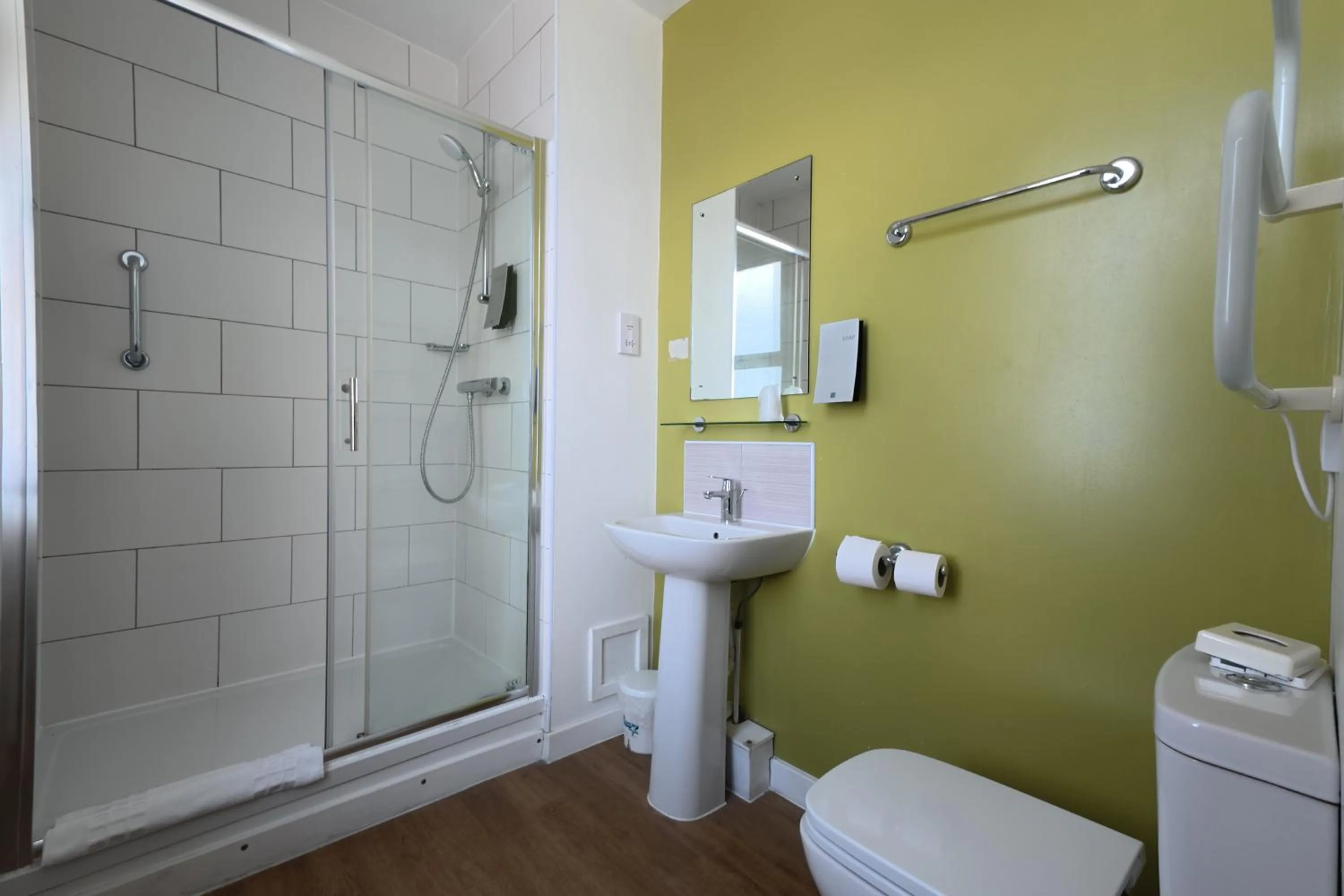 Shower in The Seafront Hotel by Compass Hospitality
