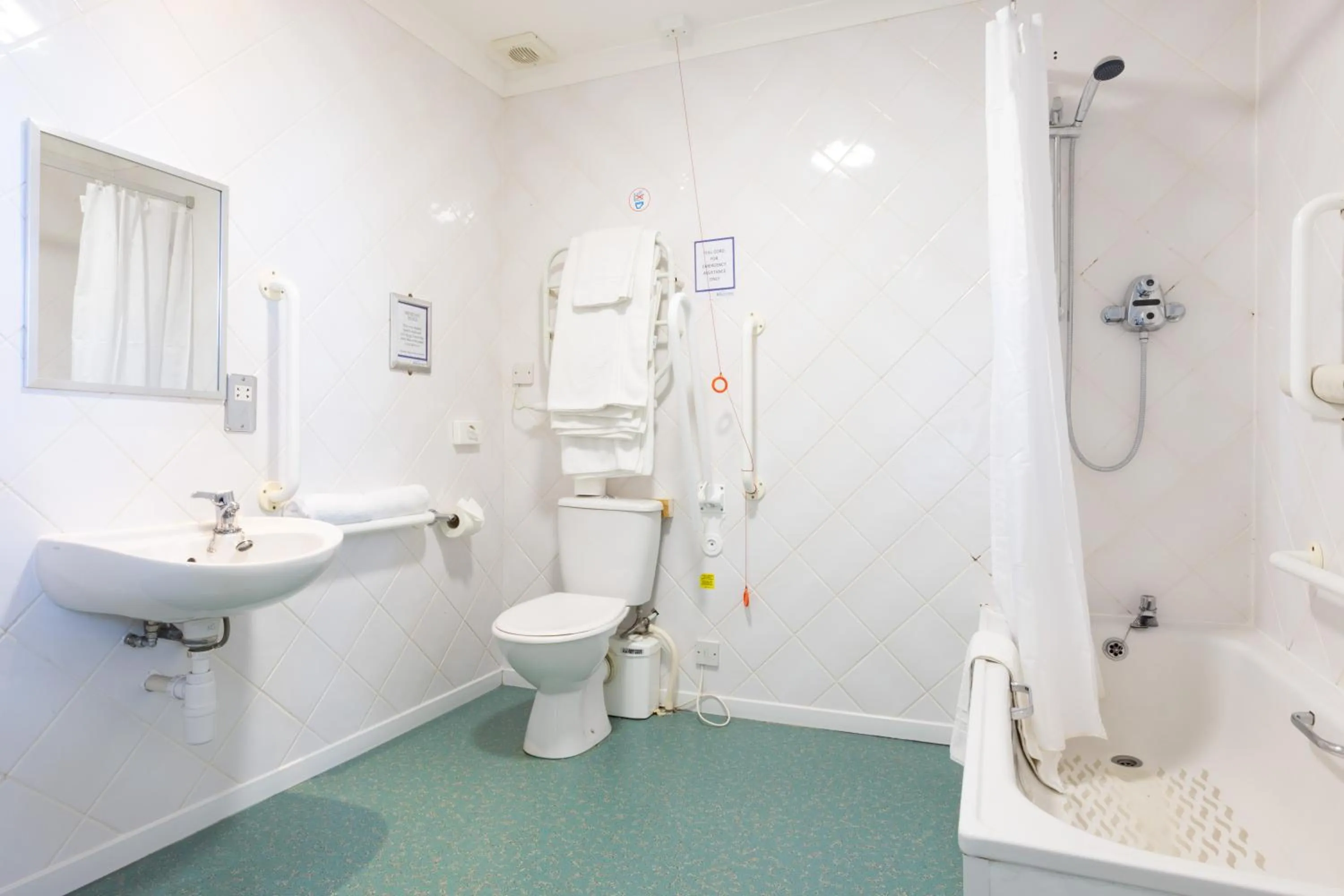 Shower in The Seafront Hotel by Compass Hospitality
