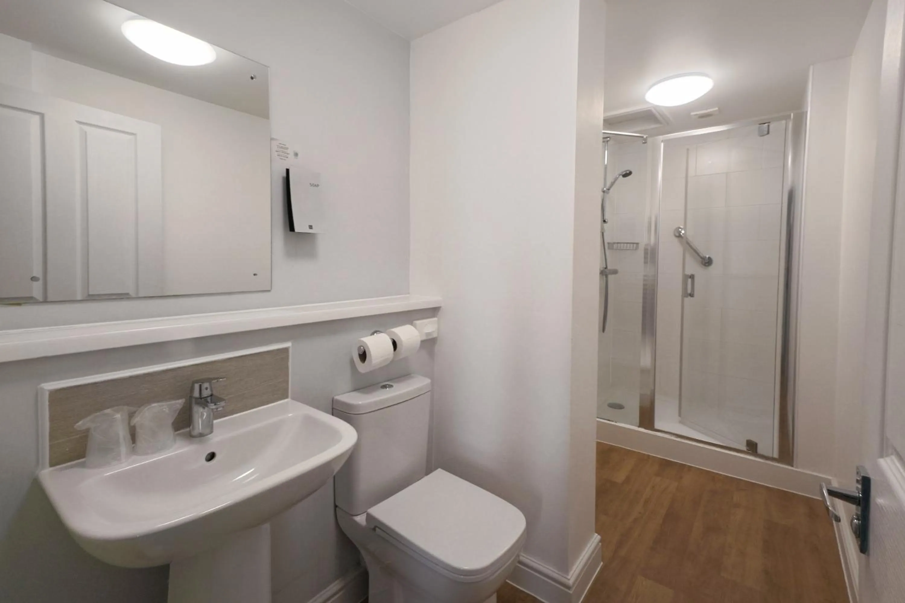 Shower in The Seafront Hotel by Compass Hospitality