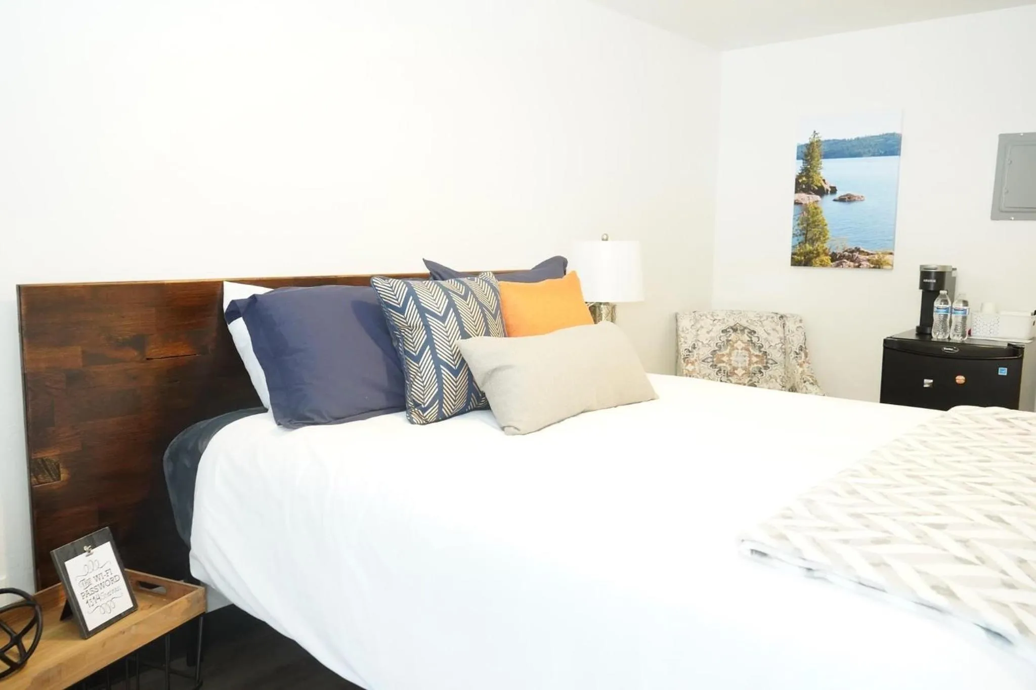 Bed in North Idaho Inn