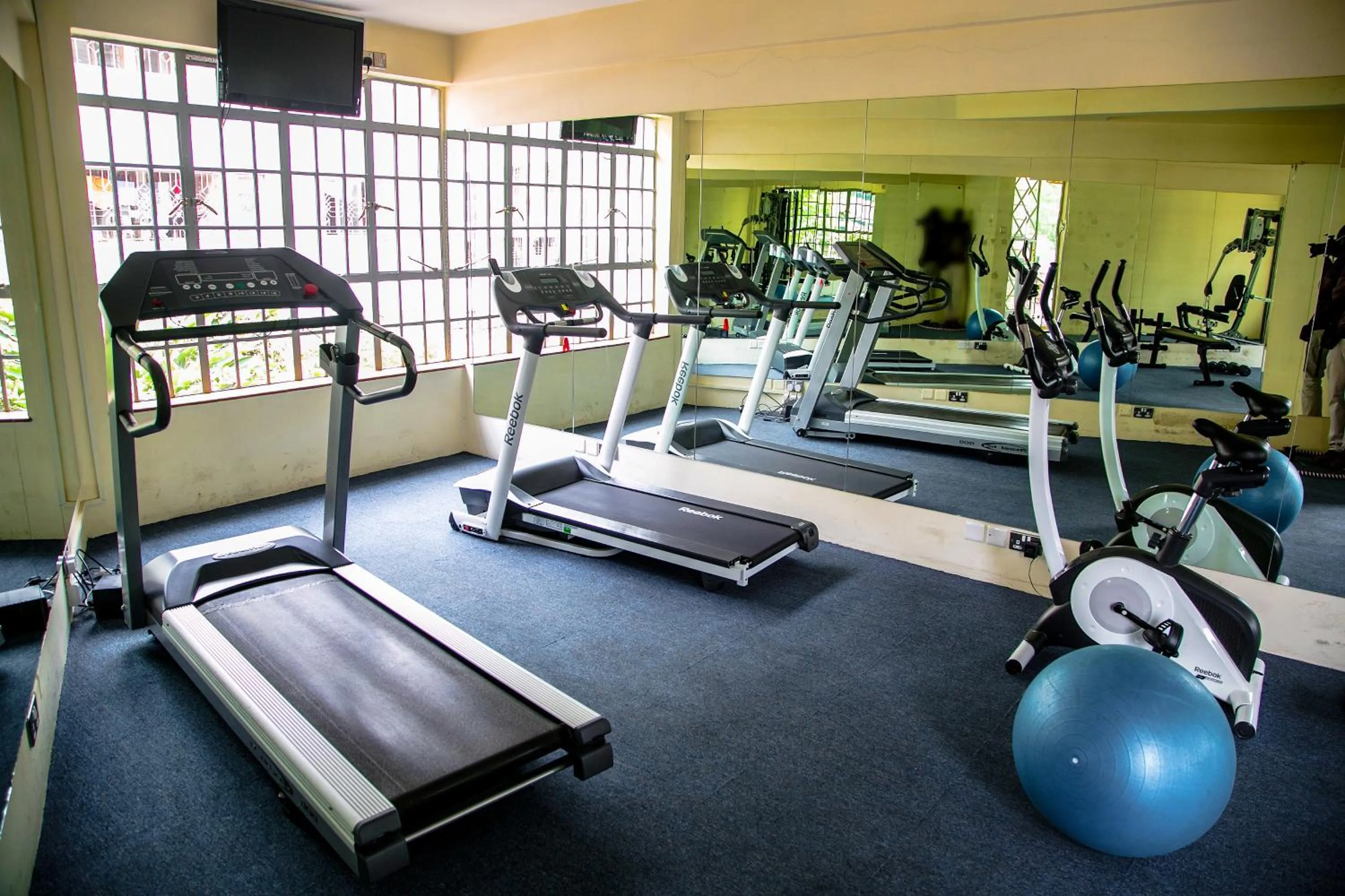 Fitness centre/facilities in Batians Apartment Hotel