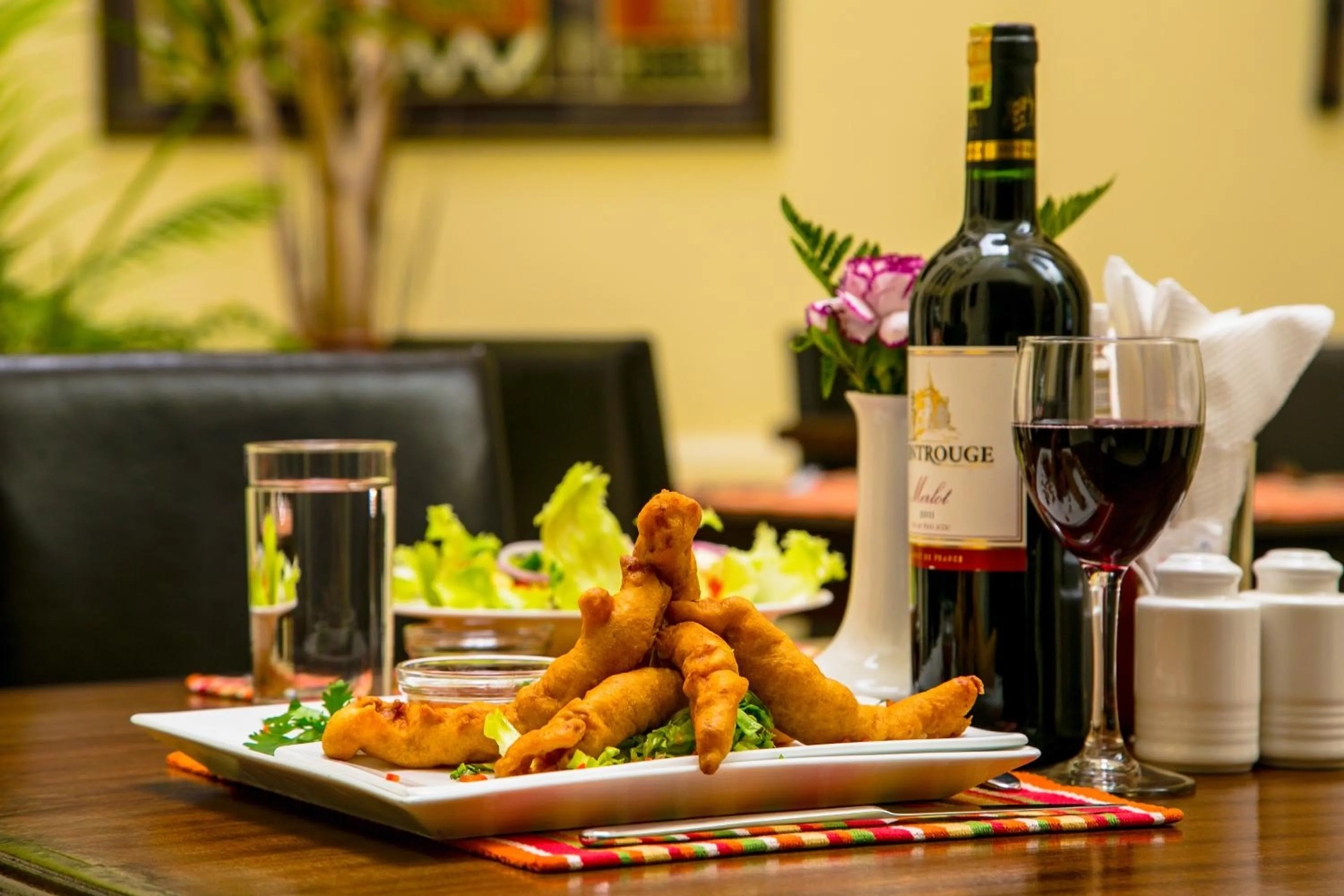 Food close-up in Batians Apartment Hotel