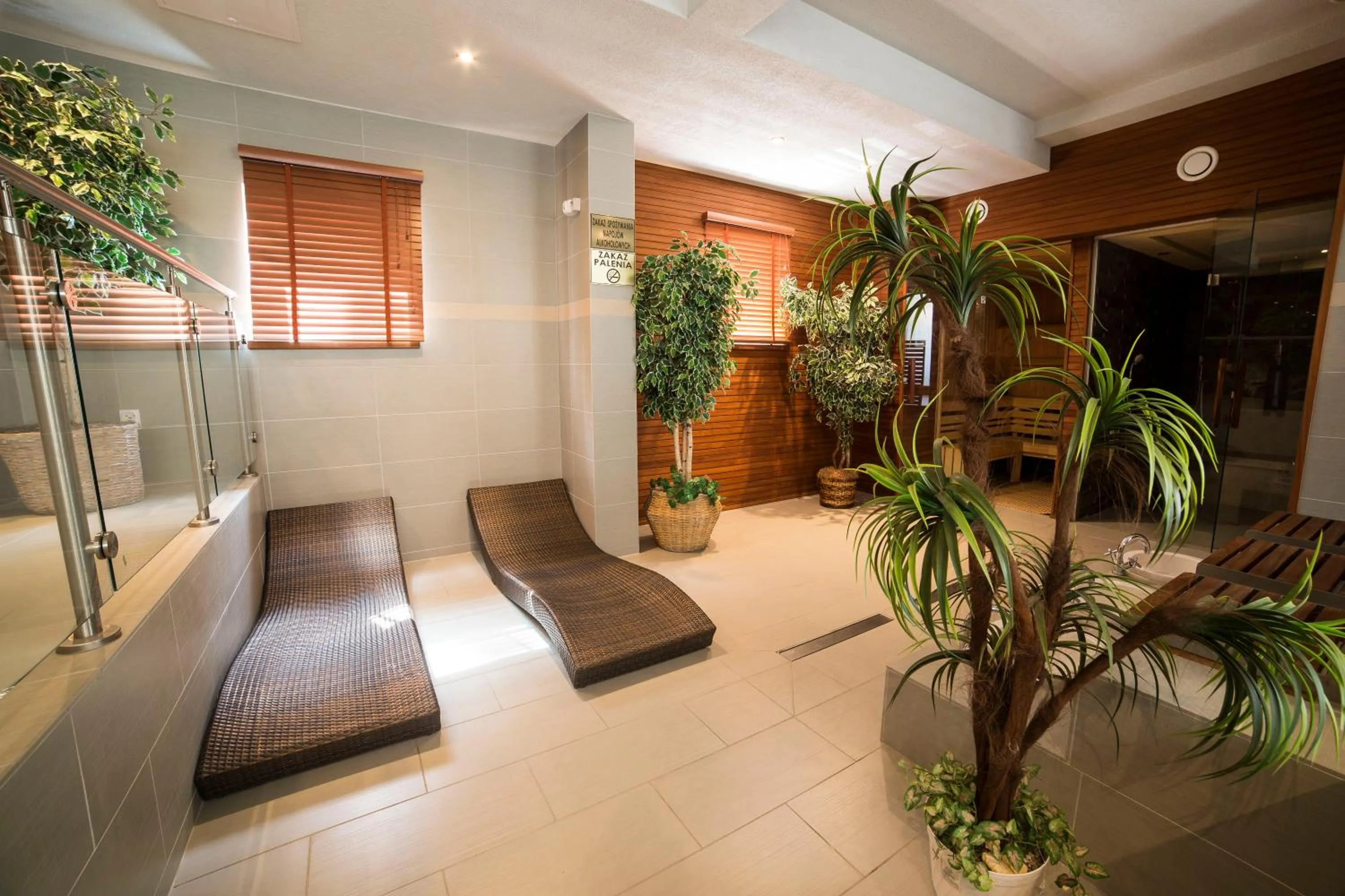 Sauna in Atrium Apartamenty