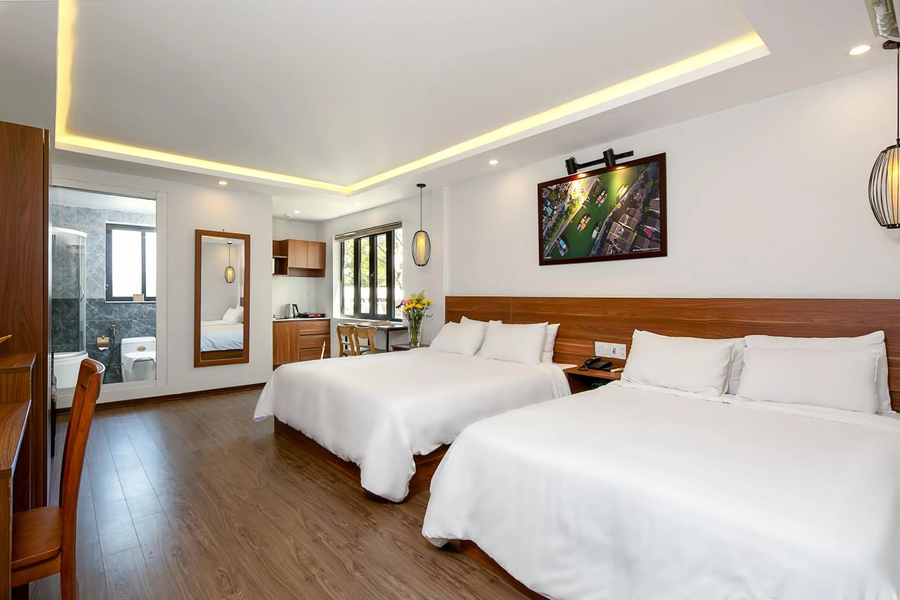 Bed in Riverside Impression Villa