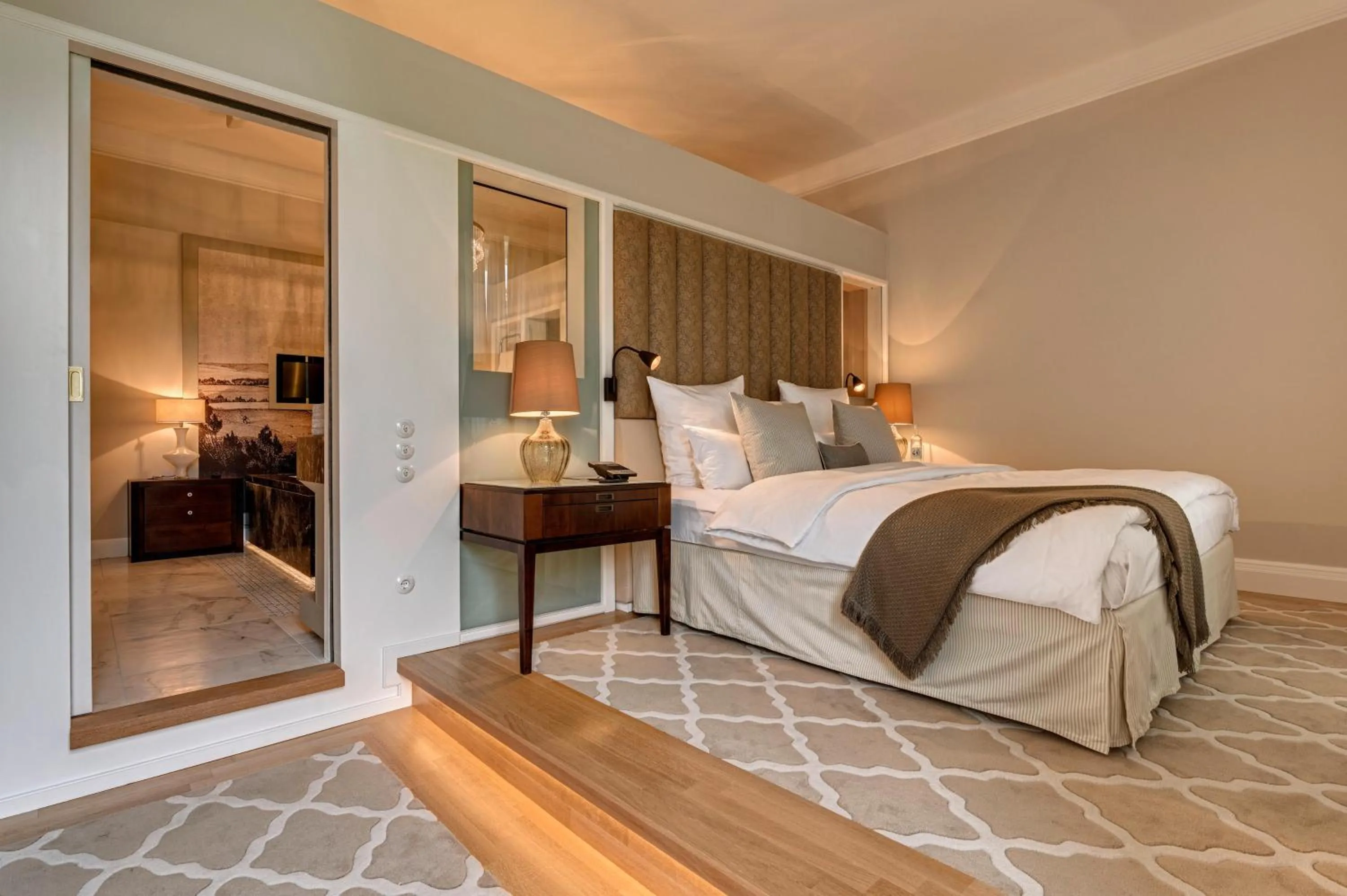 Bedroom, Bed in Weissenhaus Private Nature Luxury Resort