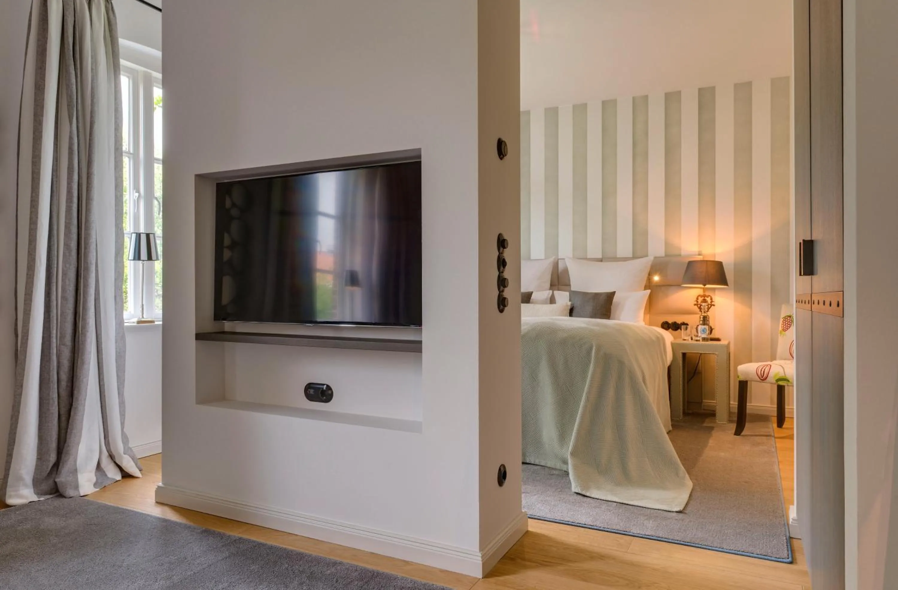 Bedroom, Bed in Weissenhaus Private Nature Luxury Resort