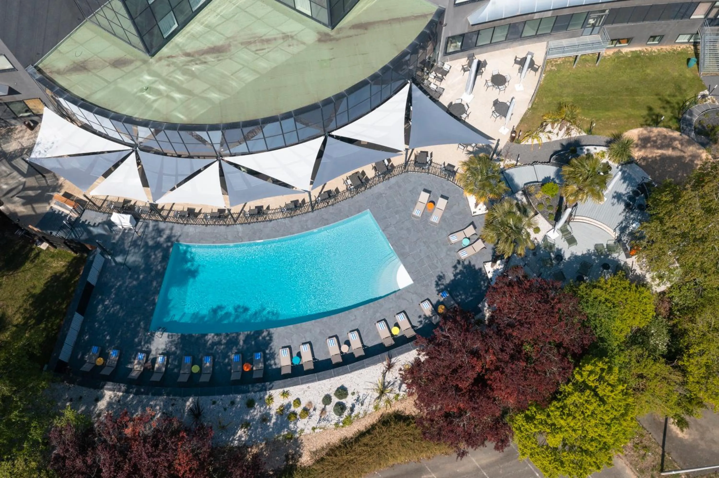 Bird's eye view in Novotel Poitiers Site du Futuroscope