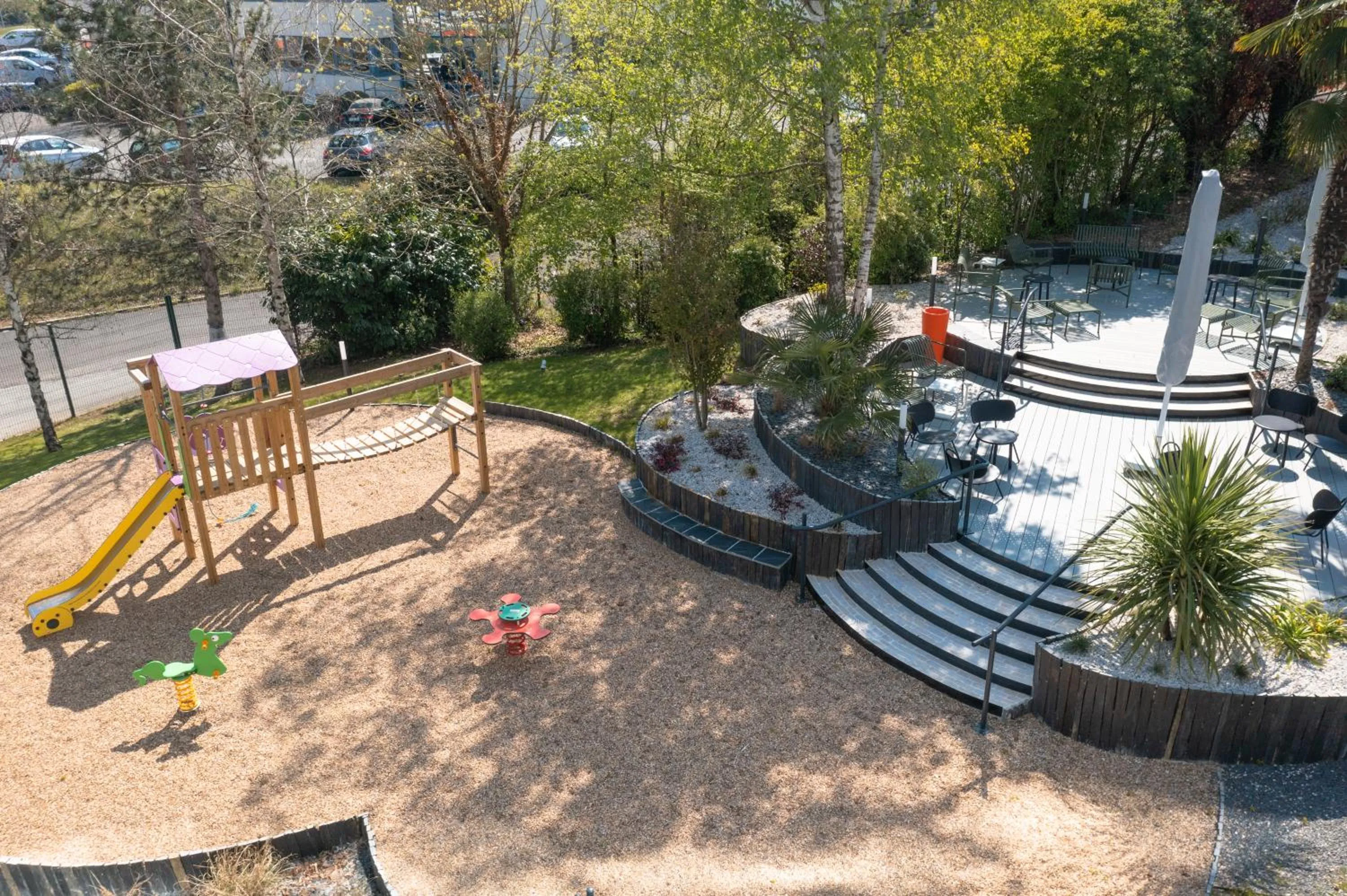 Children play ground in Novotel Poitiers Site du Futuroscope