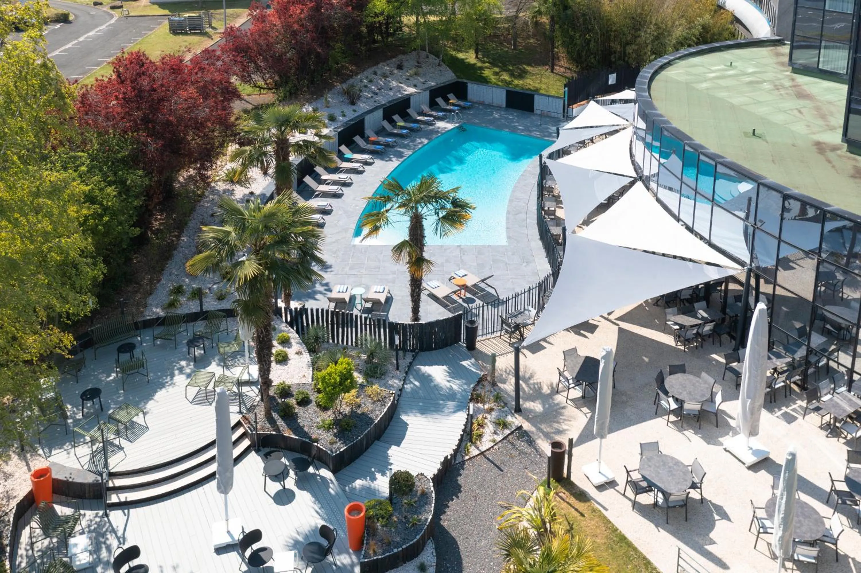 Bird's eye view in Novotel Poitiers Site du Futuroscope