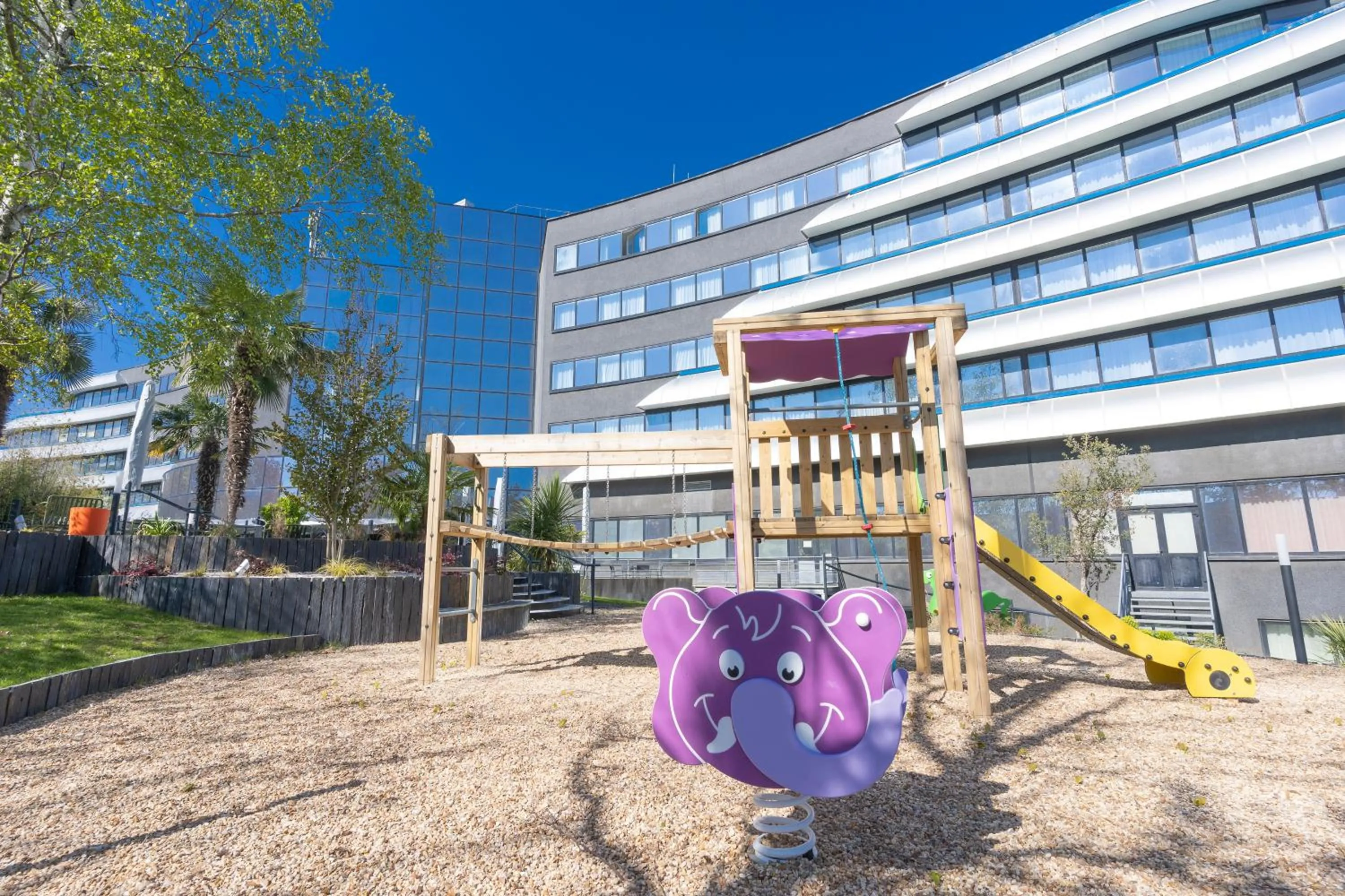 Children play ground in Novotel Poitiers Site du Futuroscope