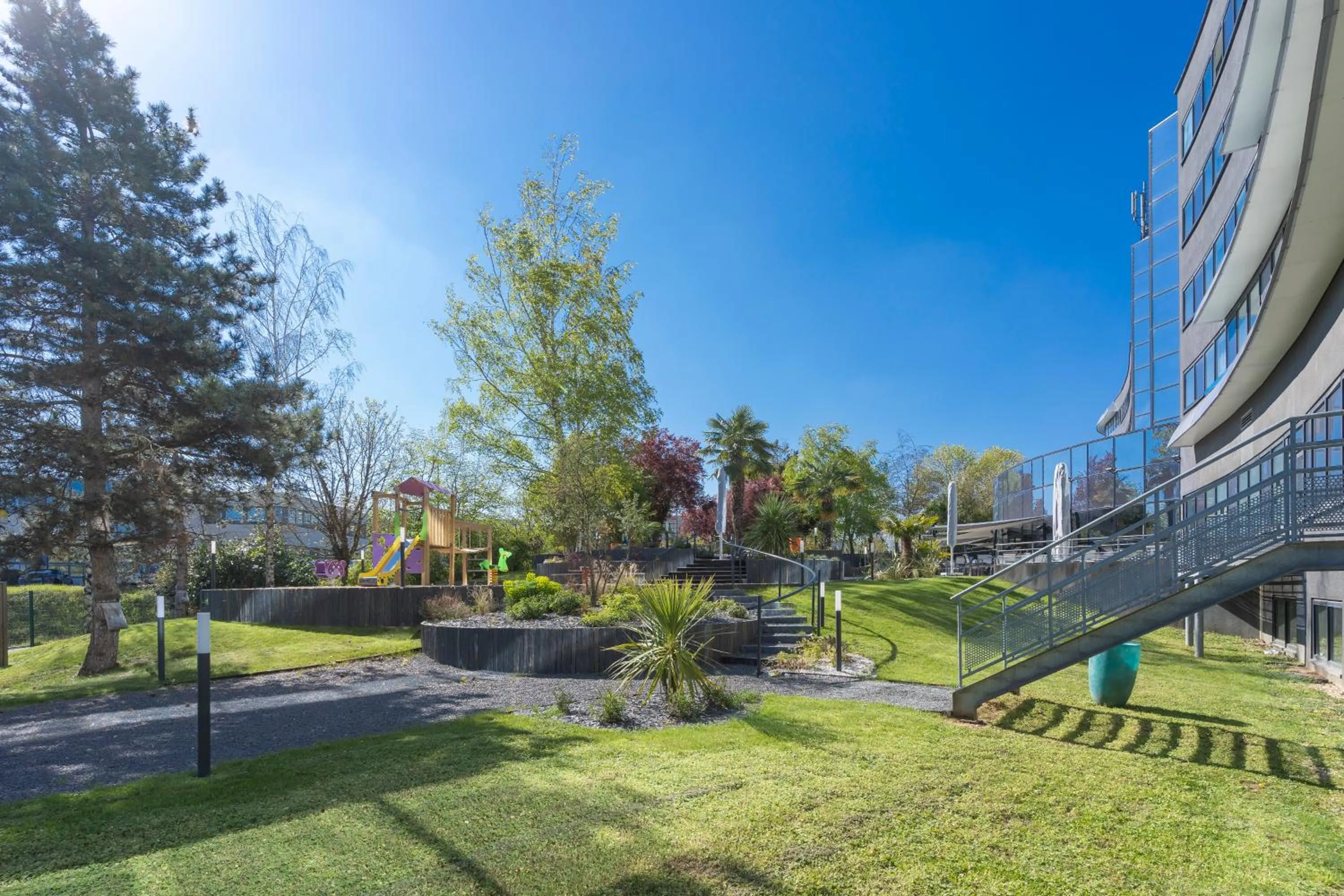 Children play ground in Novotel Poitiers Site du Futuroscope