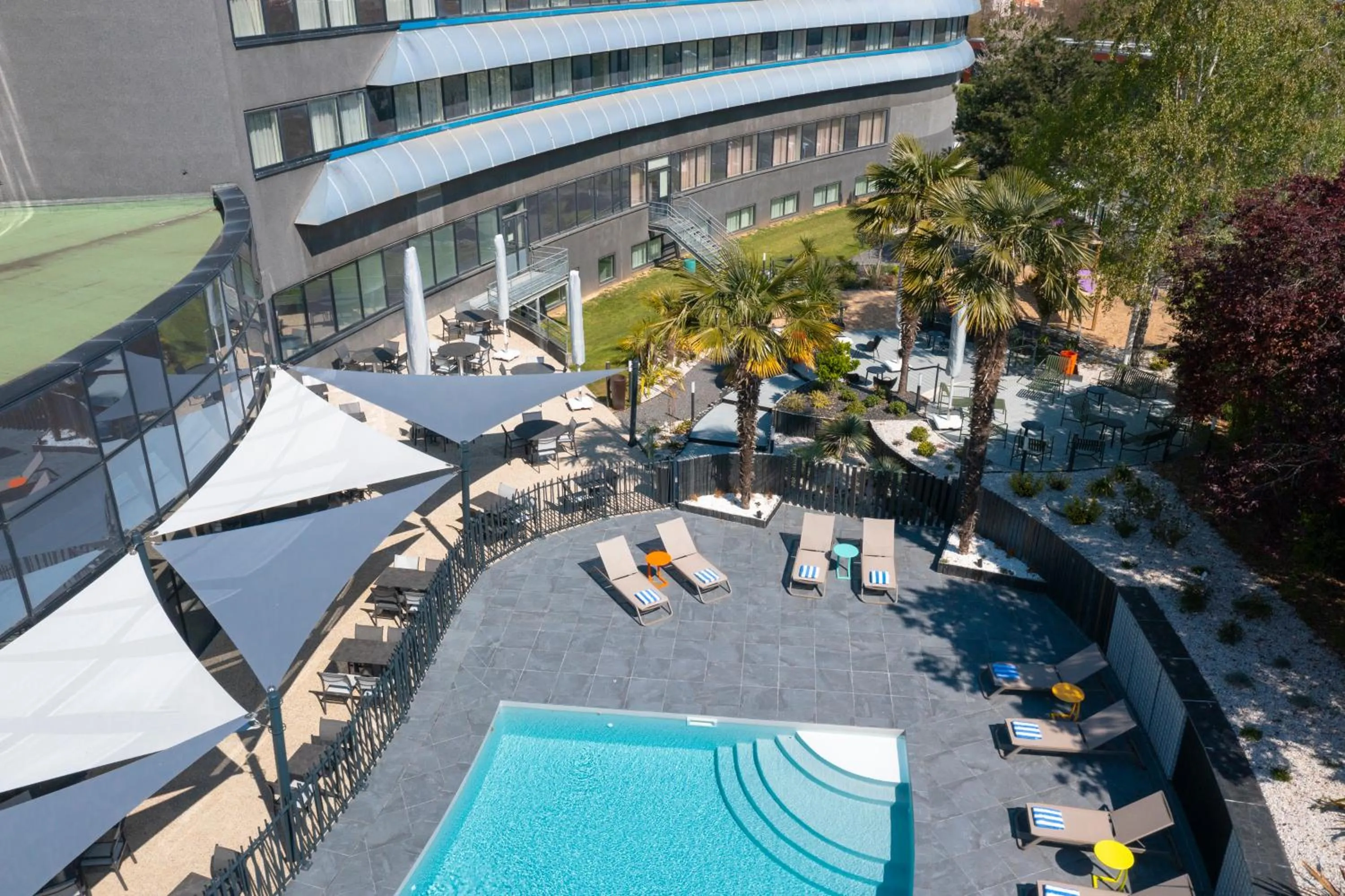 Bird's eye view in Novotel Poitiers Site du Futuroscope