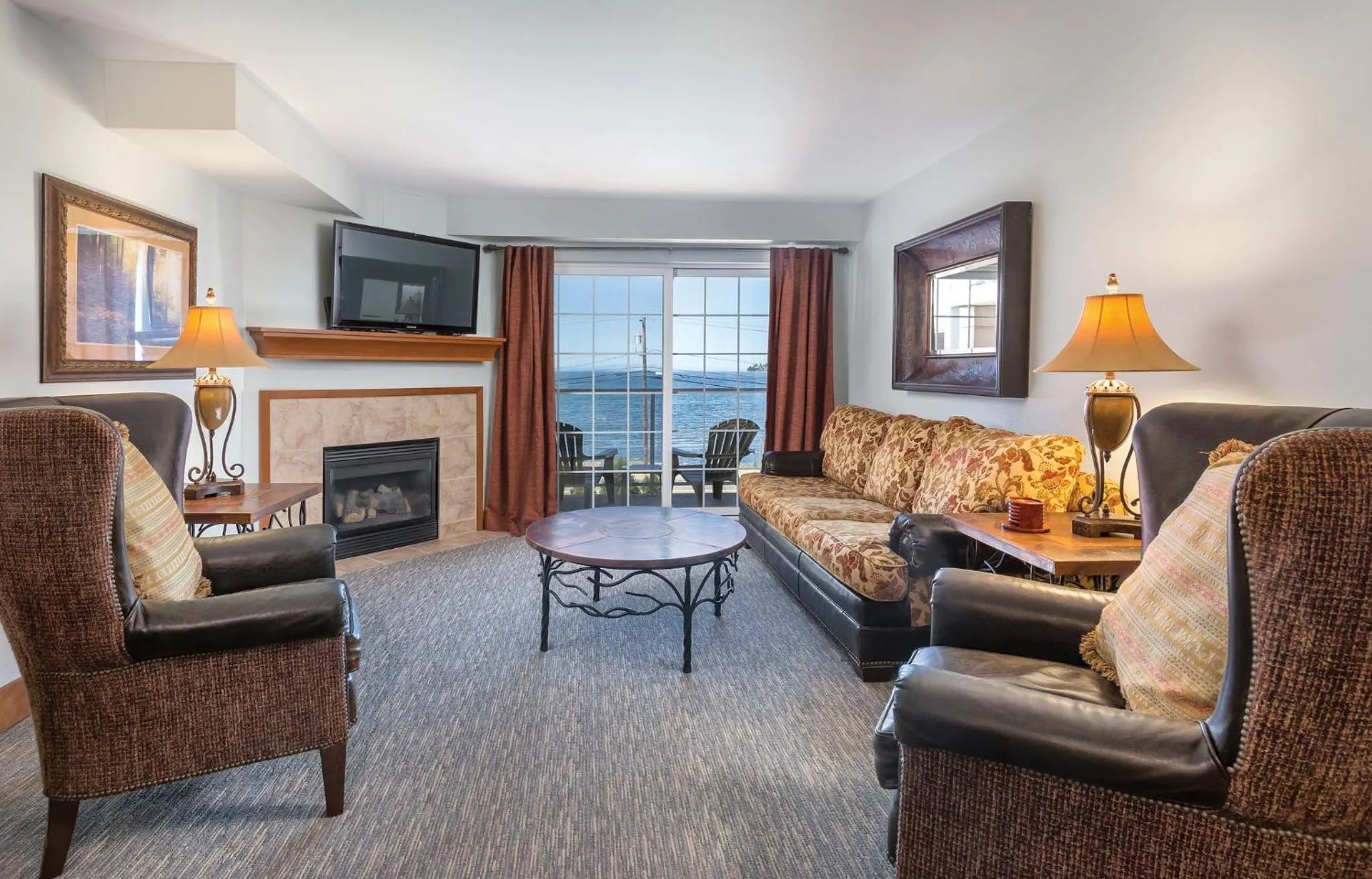 Living room in WorldMark Blaine