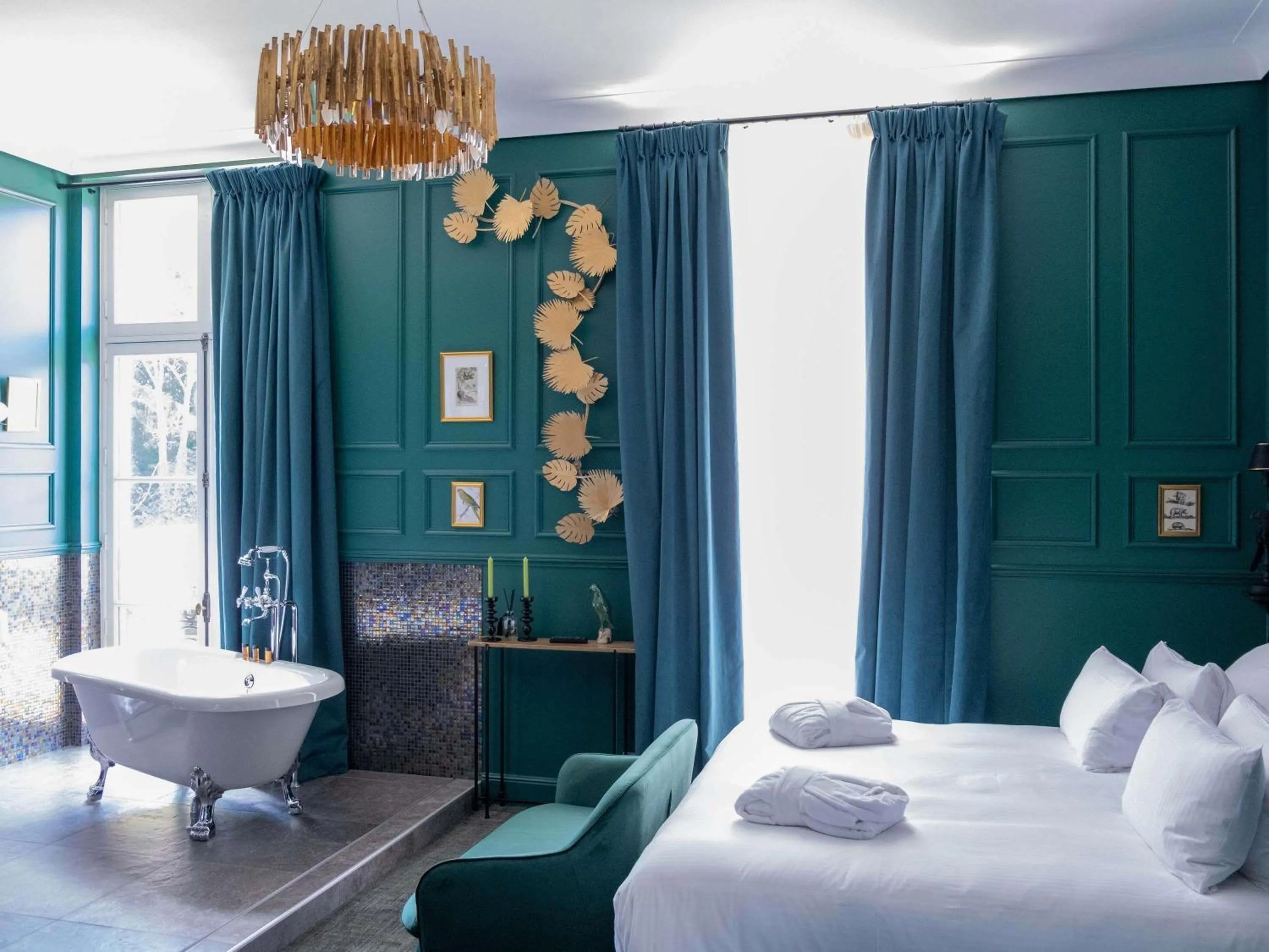 Bedroom, Bed in Hotel Novotel Domaine de Maffliers - Paris Val-d'Oise