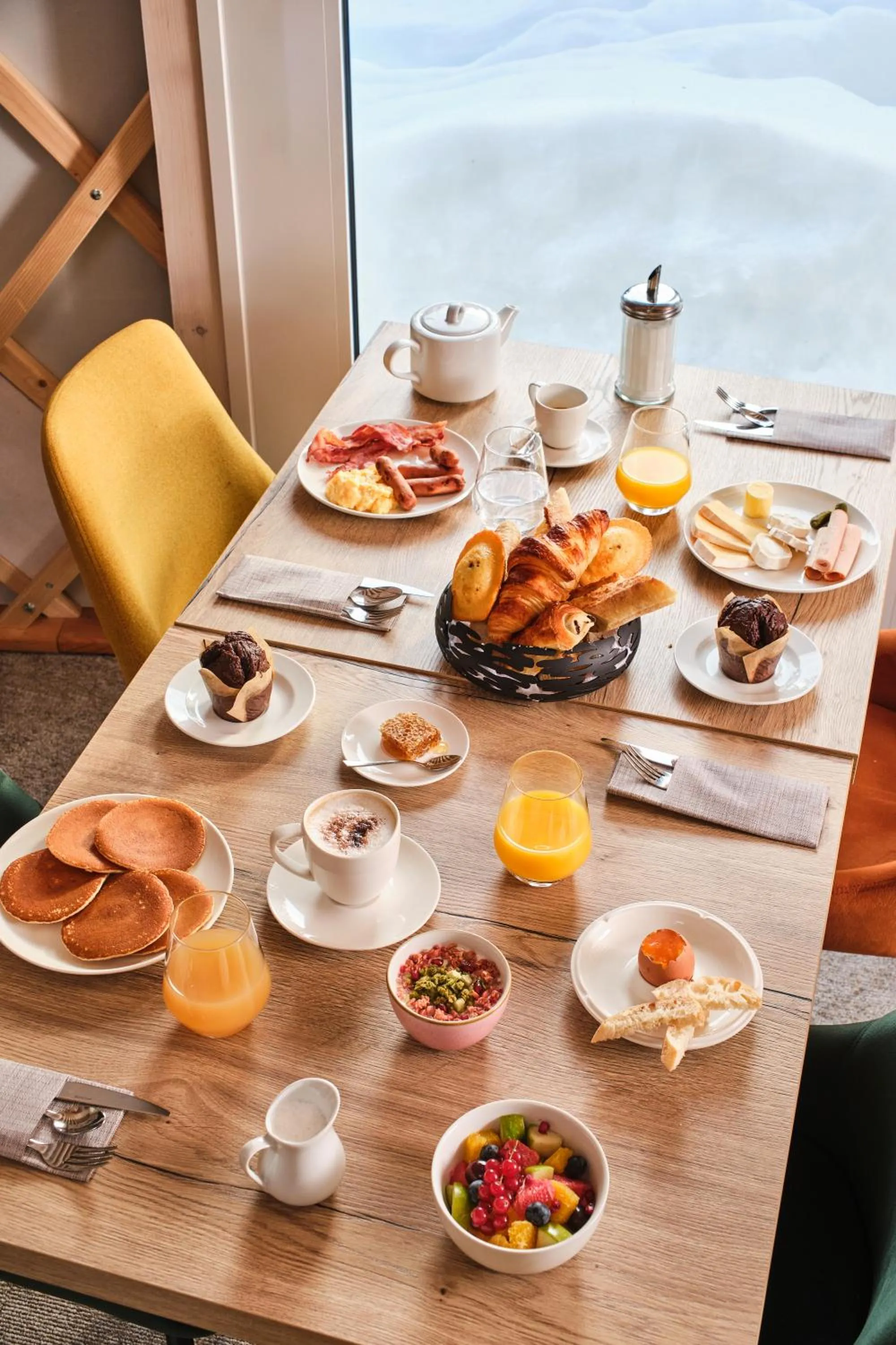 Breakfast in Lake Hotel Courchevel 1850