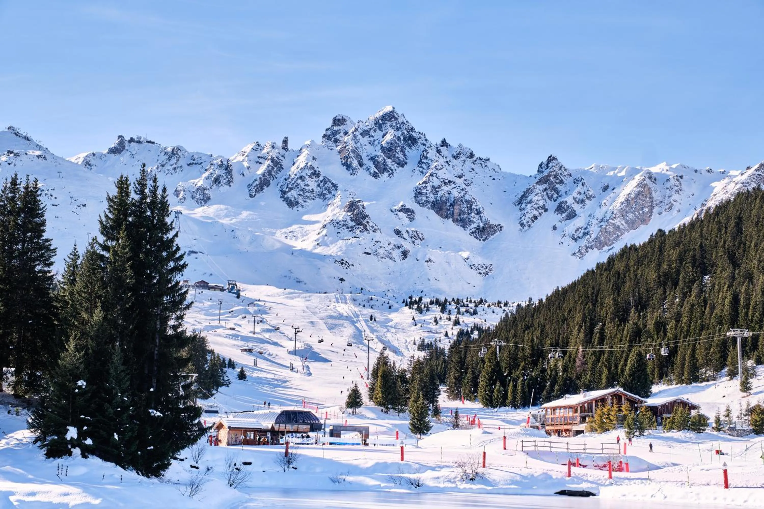 Lake view in Lake Hotel Courchevel 1850