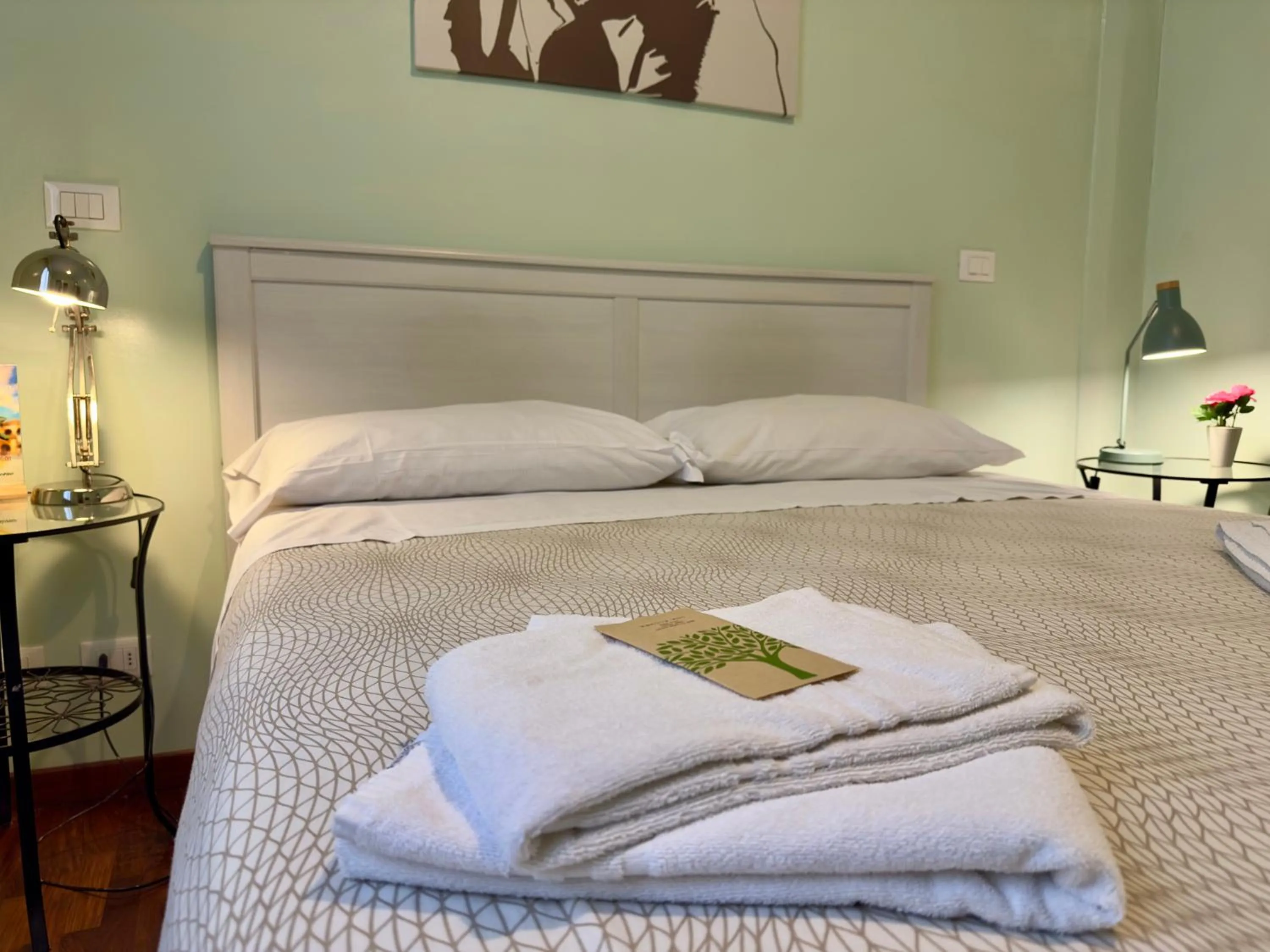 Bedroom, Bed in B&B Santi Quattro Al Colosseo