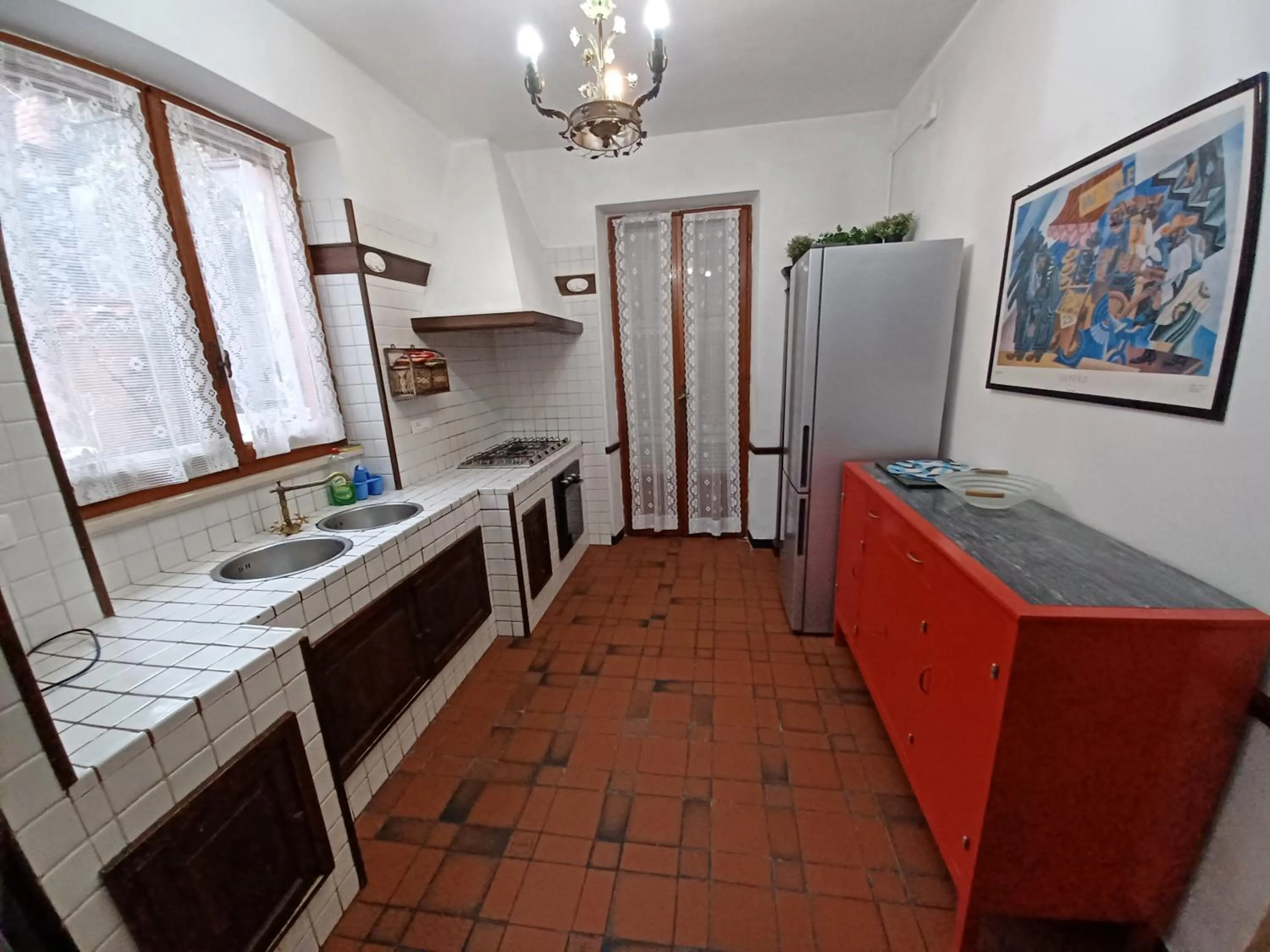 Kitchen or kitchenette in Casa vancanza Sciamandola