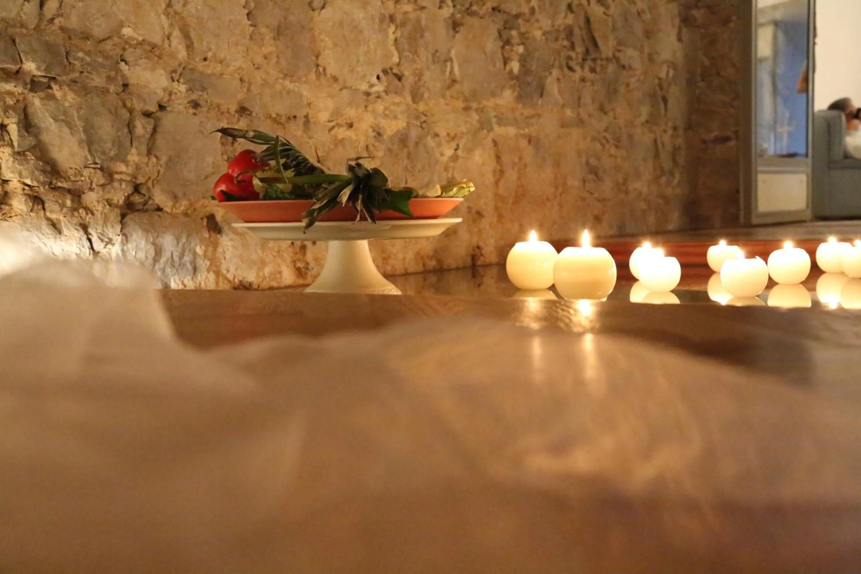 Decorative detail in Albergo Ristorante Cavaliere