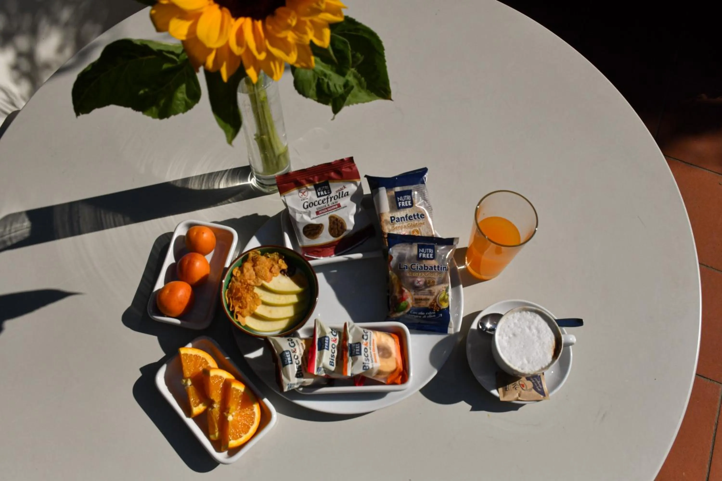 Breakfast in Hotel Le Palme