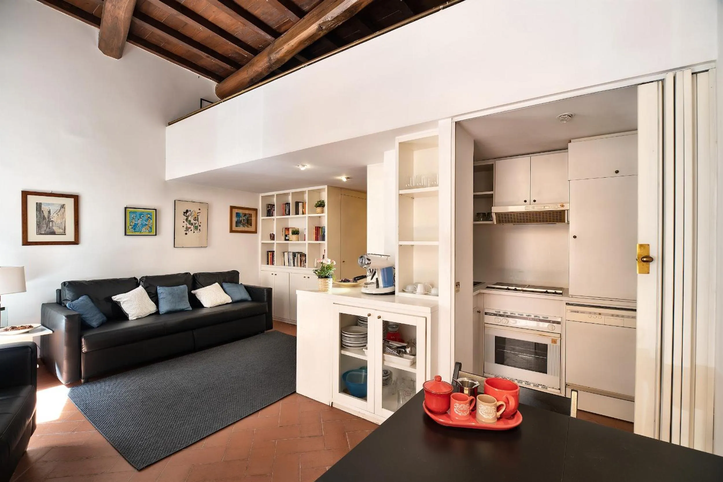 Living room in Appartamento via dei Baullari