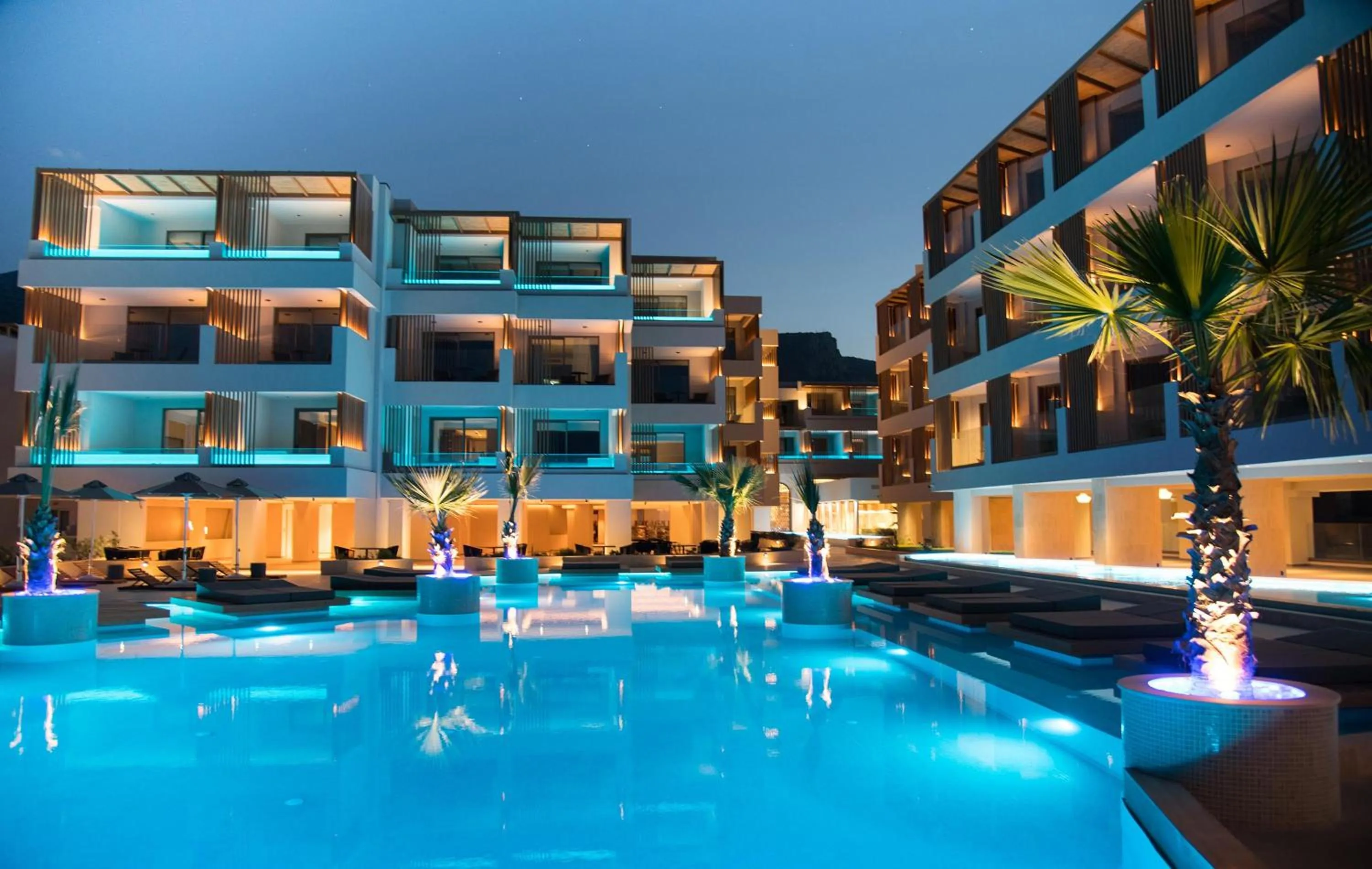 Swimming pool in AKASHA Beach Hotel & Spa