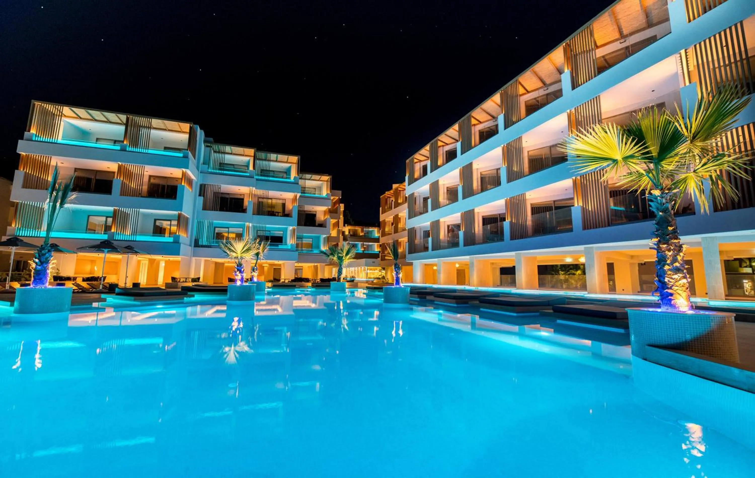 Swimming pool in AKASHA Beach Hotel & Spa
