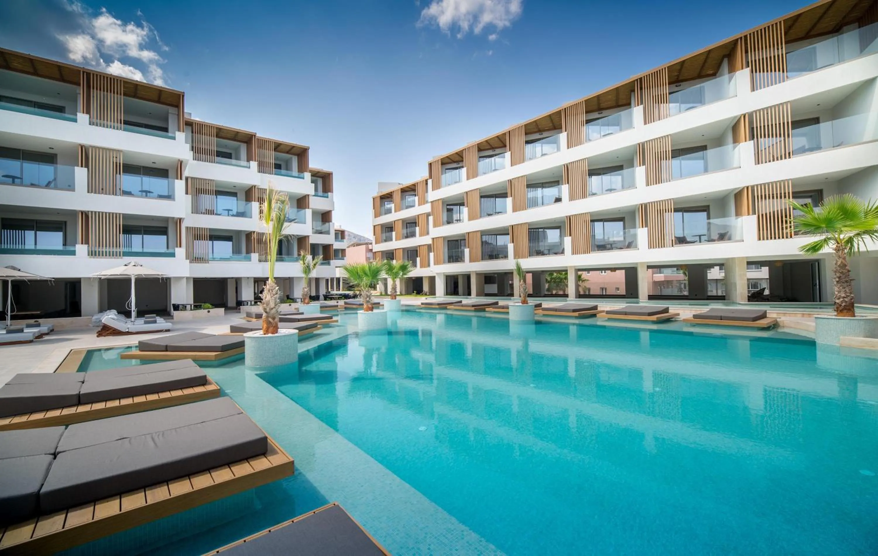 Swimming pool in AKASHA Beach Hotel & Spa