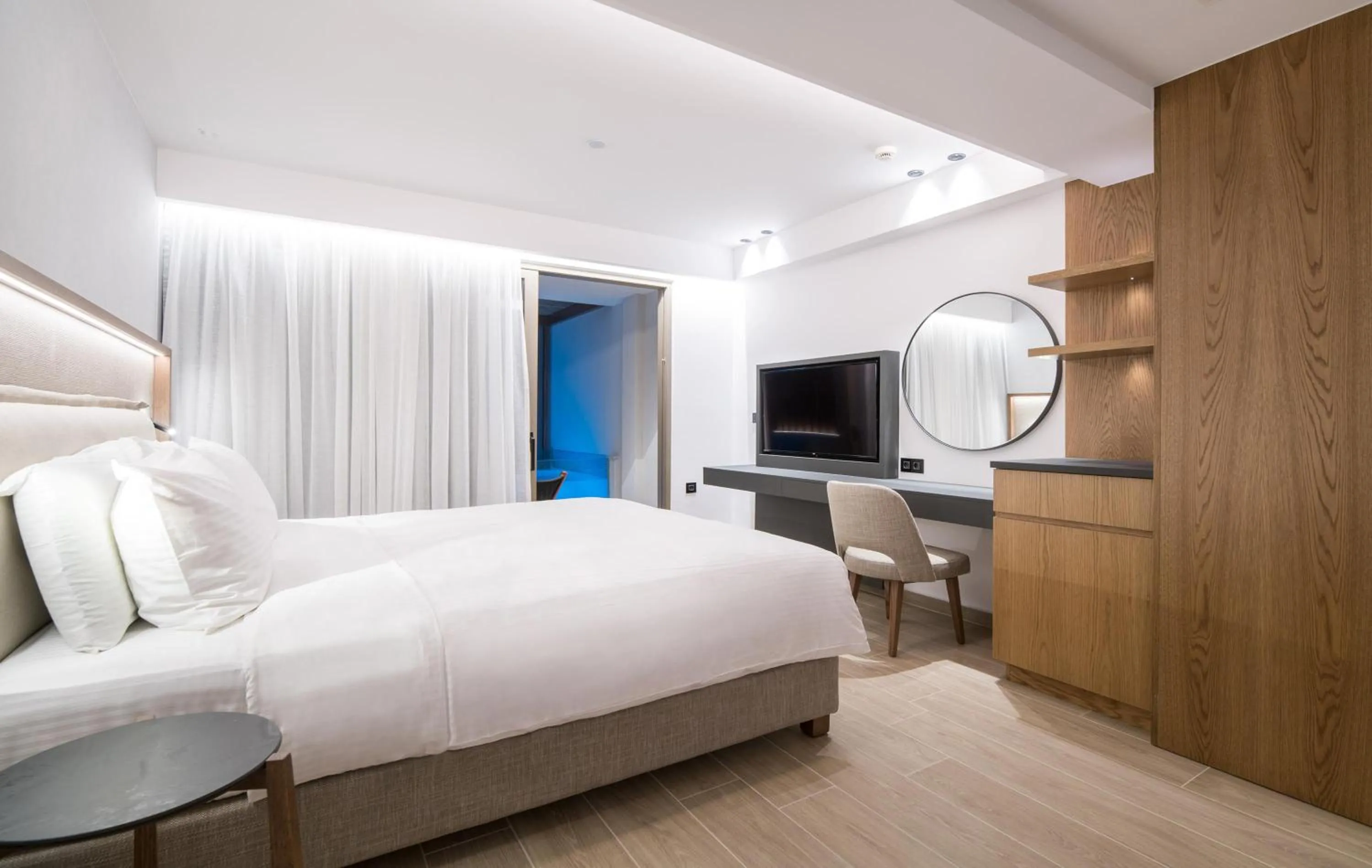 Photo of the whole room, Bed in AKASHA Beach Hotel & Spa