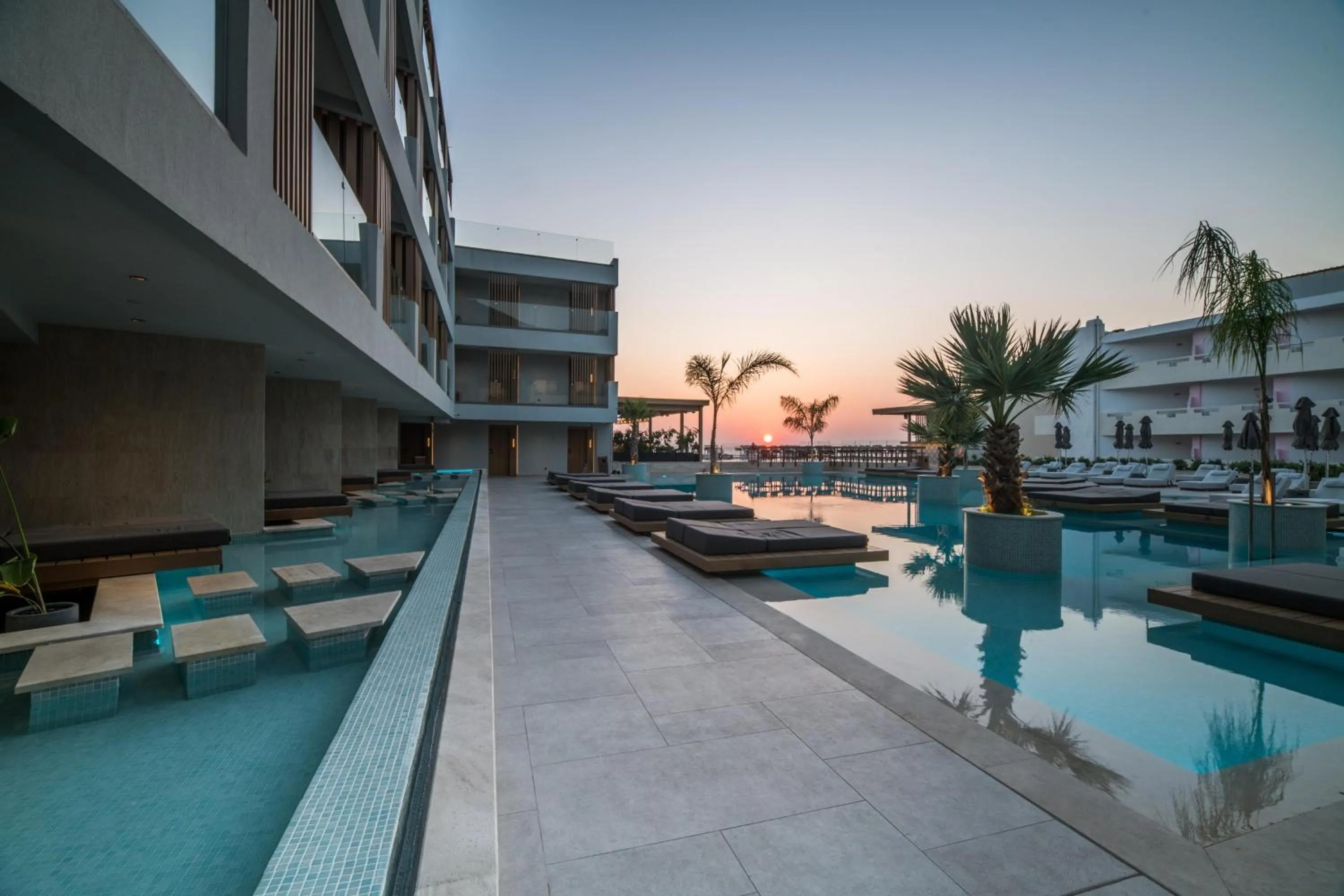 Swimming pool in AKASHA Beach Hotel & Spa