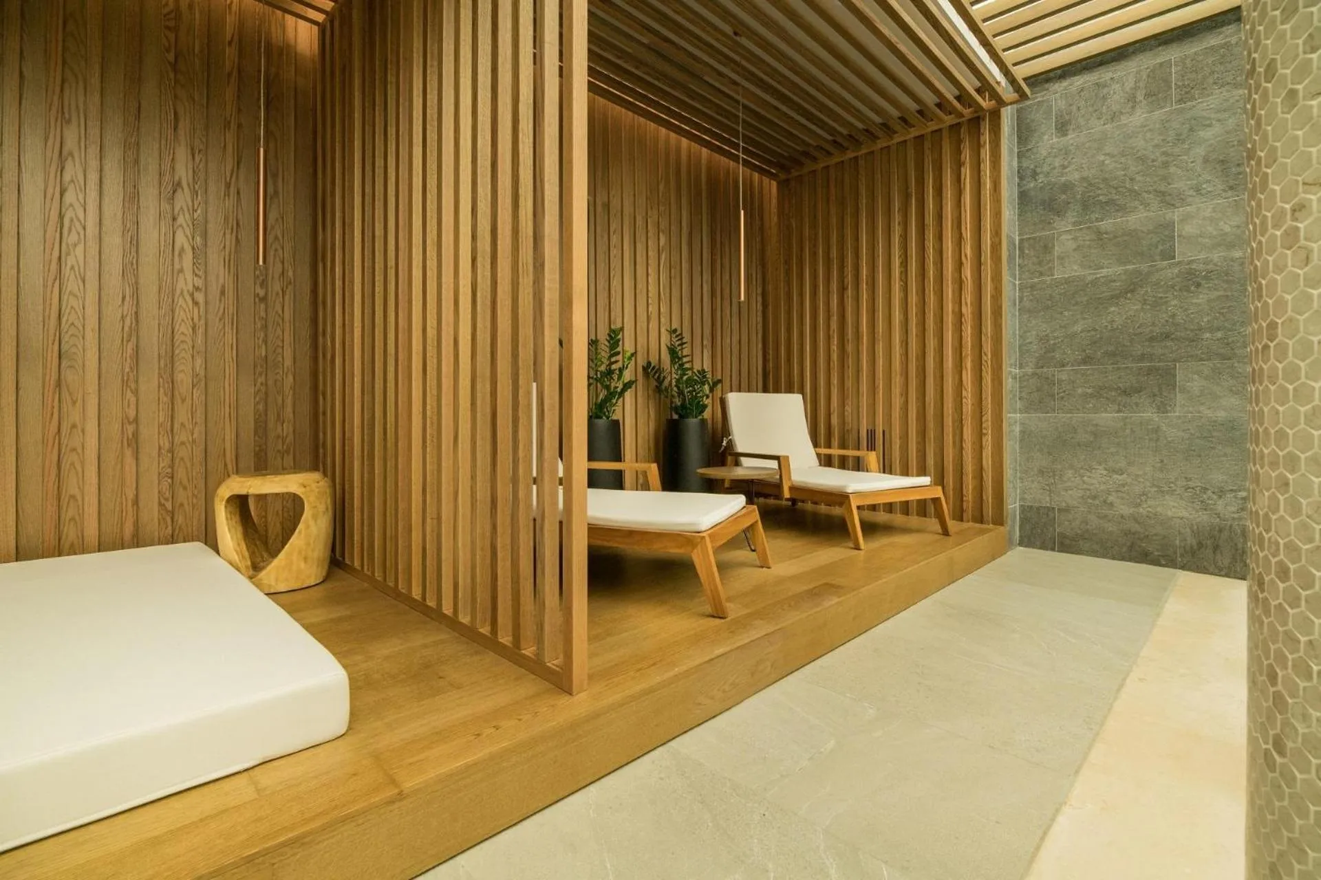 Spa and wellness centre/facilities, Bed in AKASHA Beach Hotel & Spa