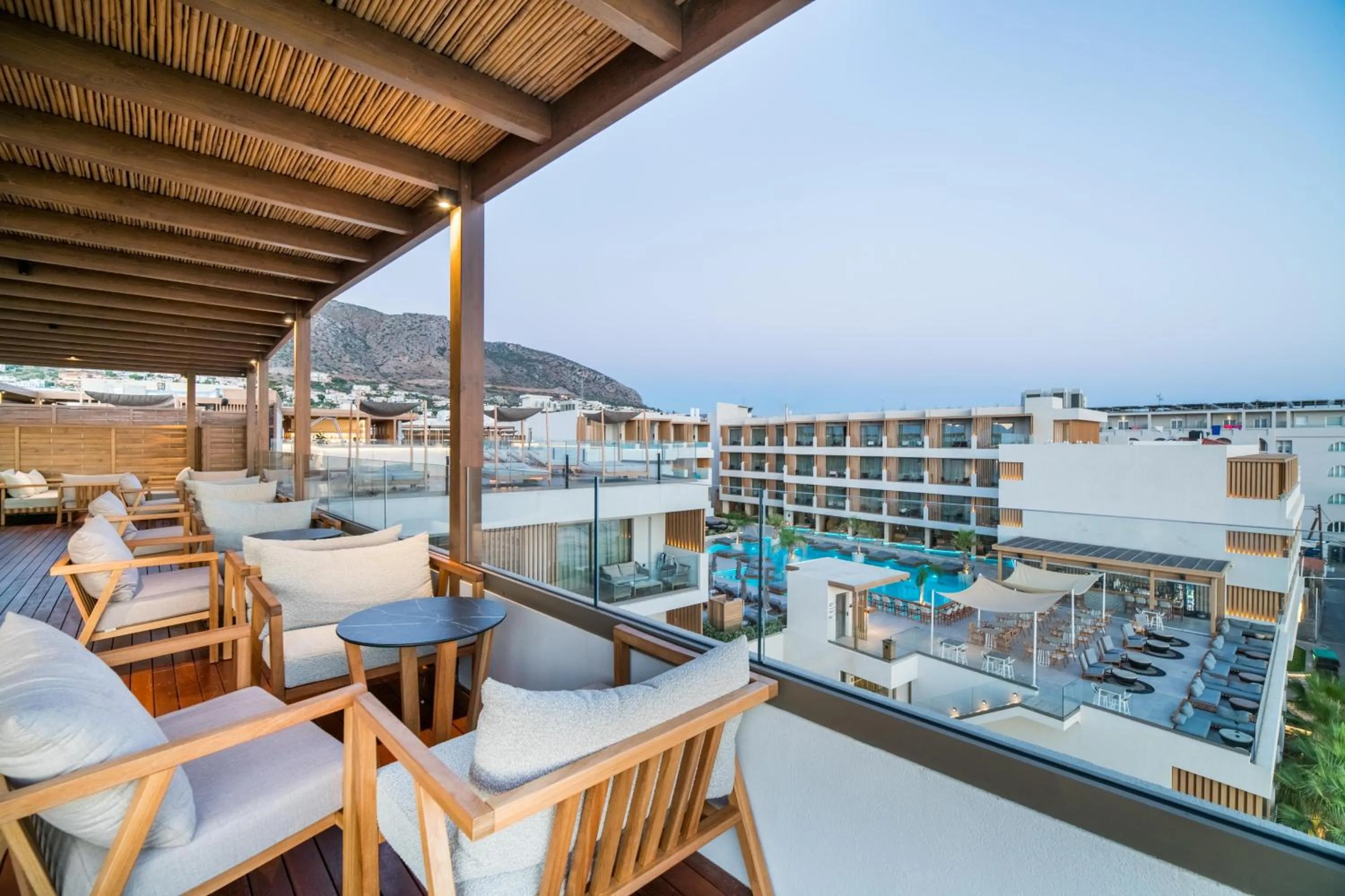 Balcony/Terrace in AKASHA Beach Hotel & Spa