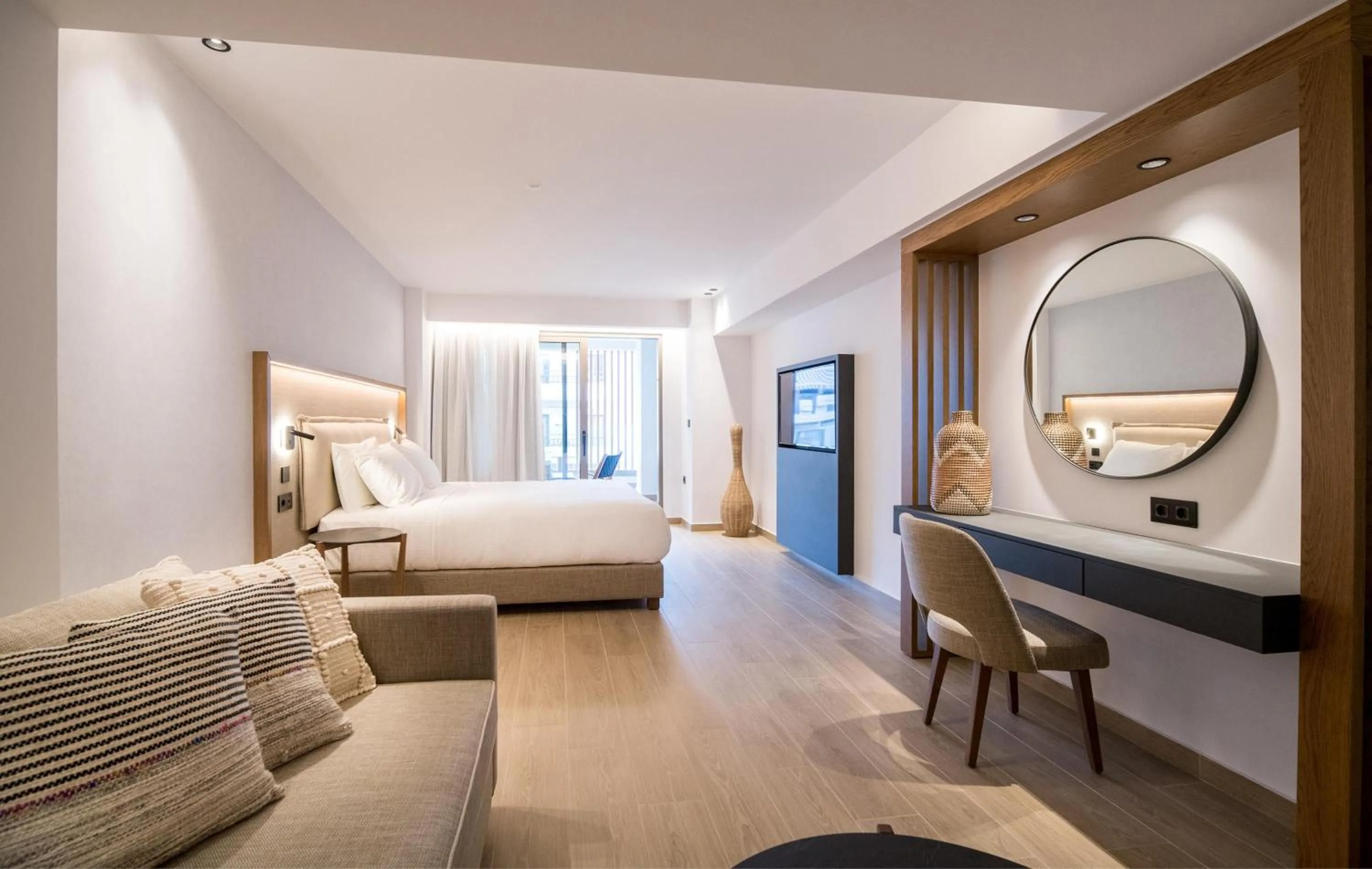 Photo of the whole room, Bed in AKASHA Beach Hotel & Spa