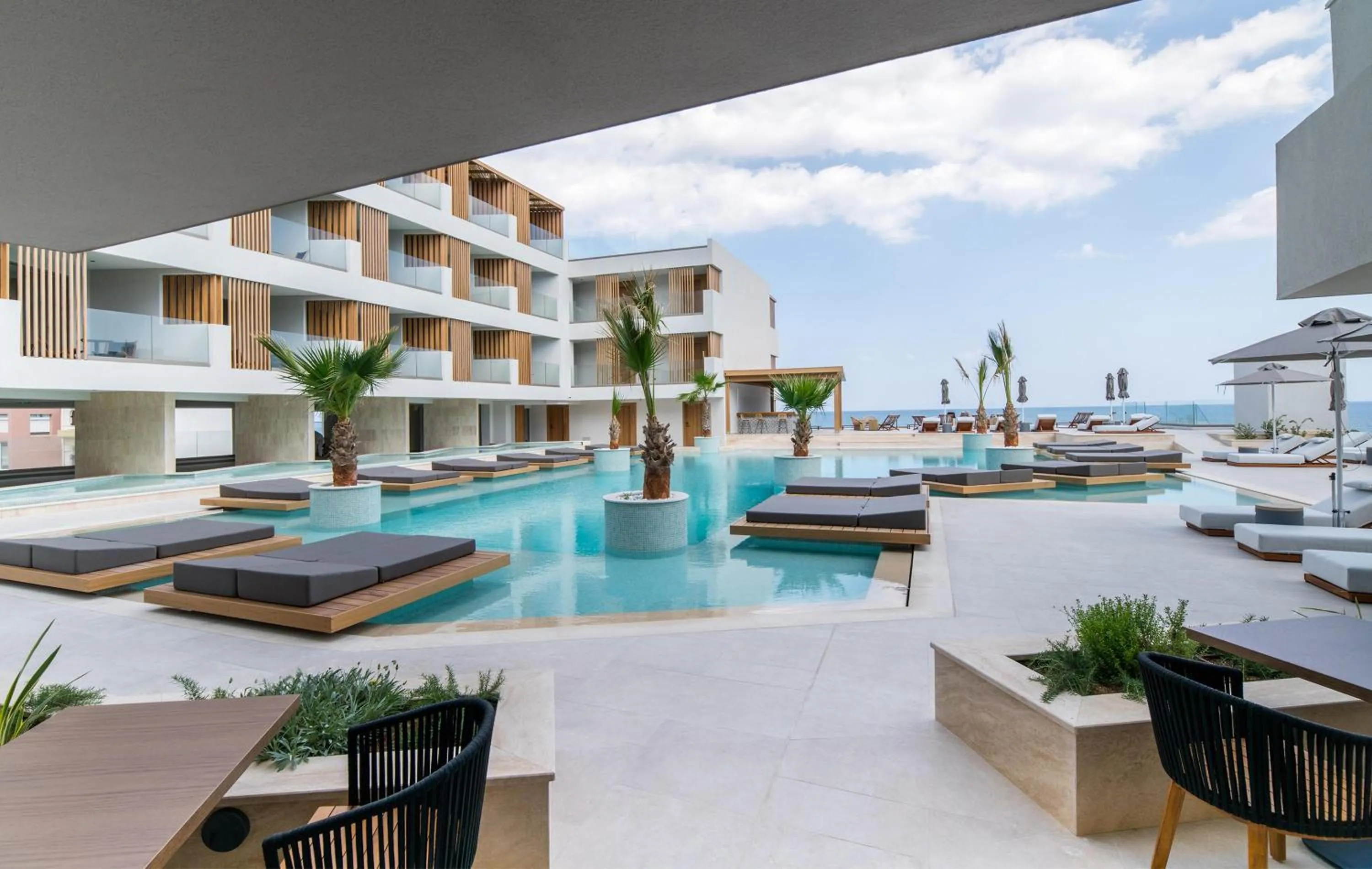 Swimming pool in AKASHA Beach Hotel & Spa