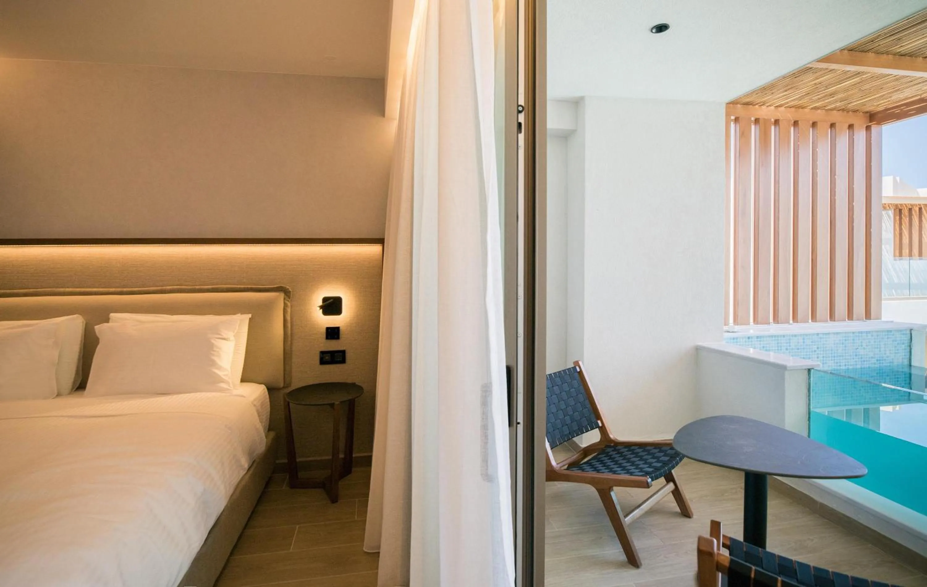 Photo of the whole room, Bed in AKASHA Beach Hotel & Spa