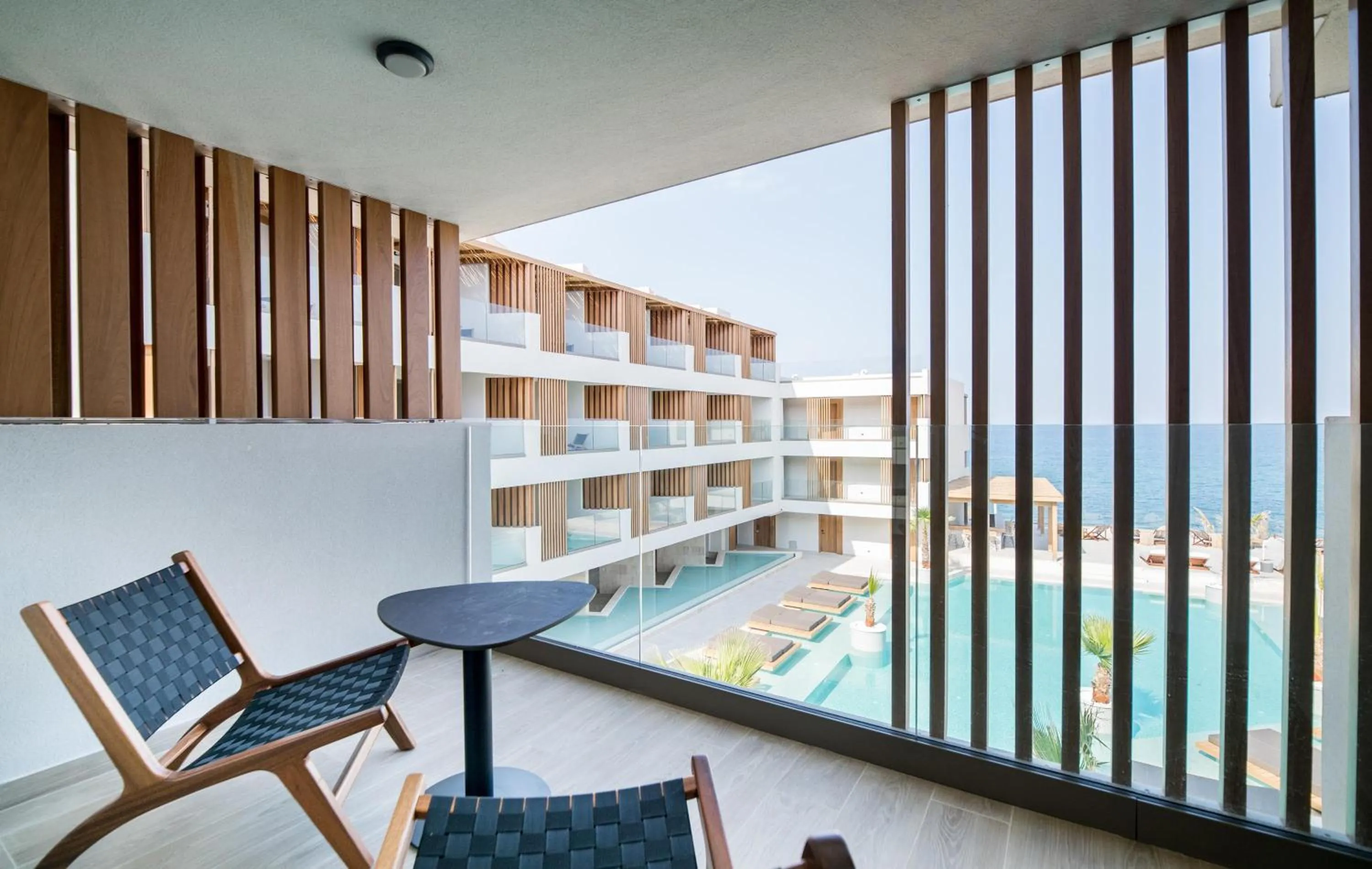 Balcony/Terrace in AKASHA Beach Hotel & Spa