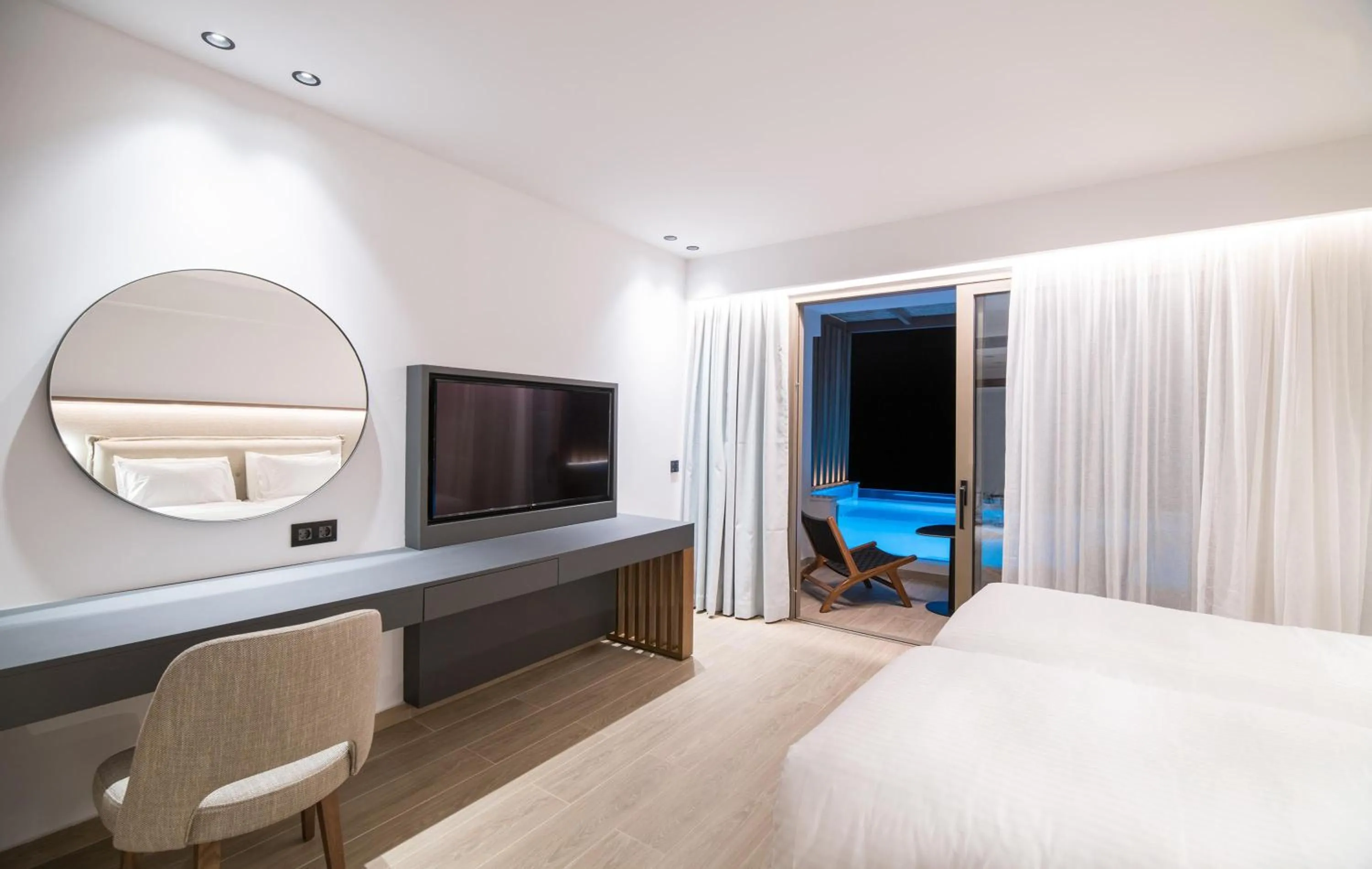 Photo of the whole room, Bed in AKASHA Beach Hotel & Spa