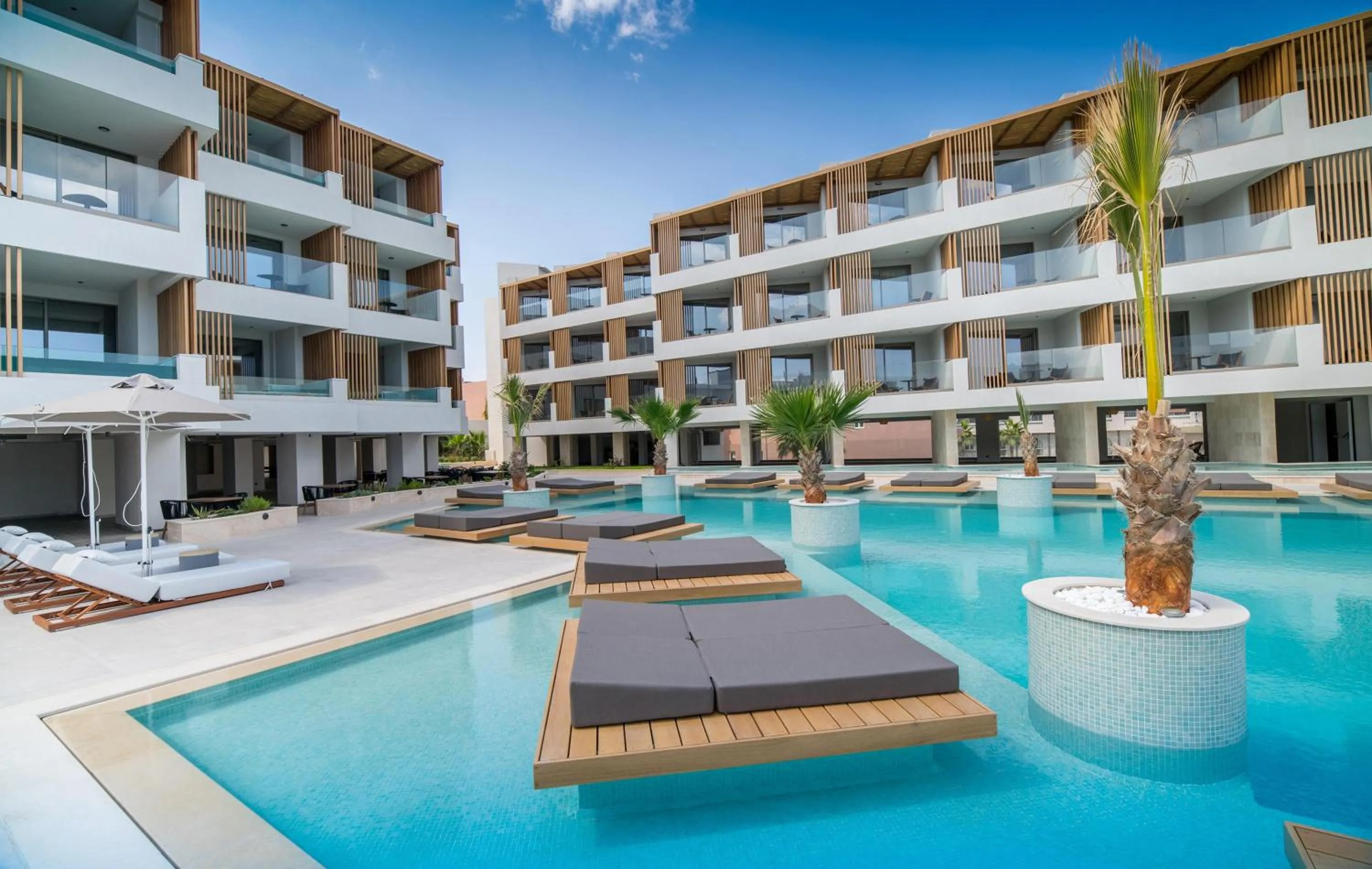 Swimming pool in AKASHA Beach Hotel & Spa