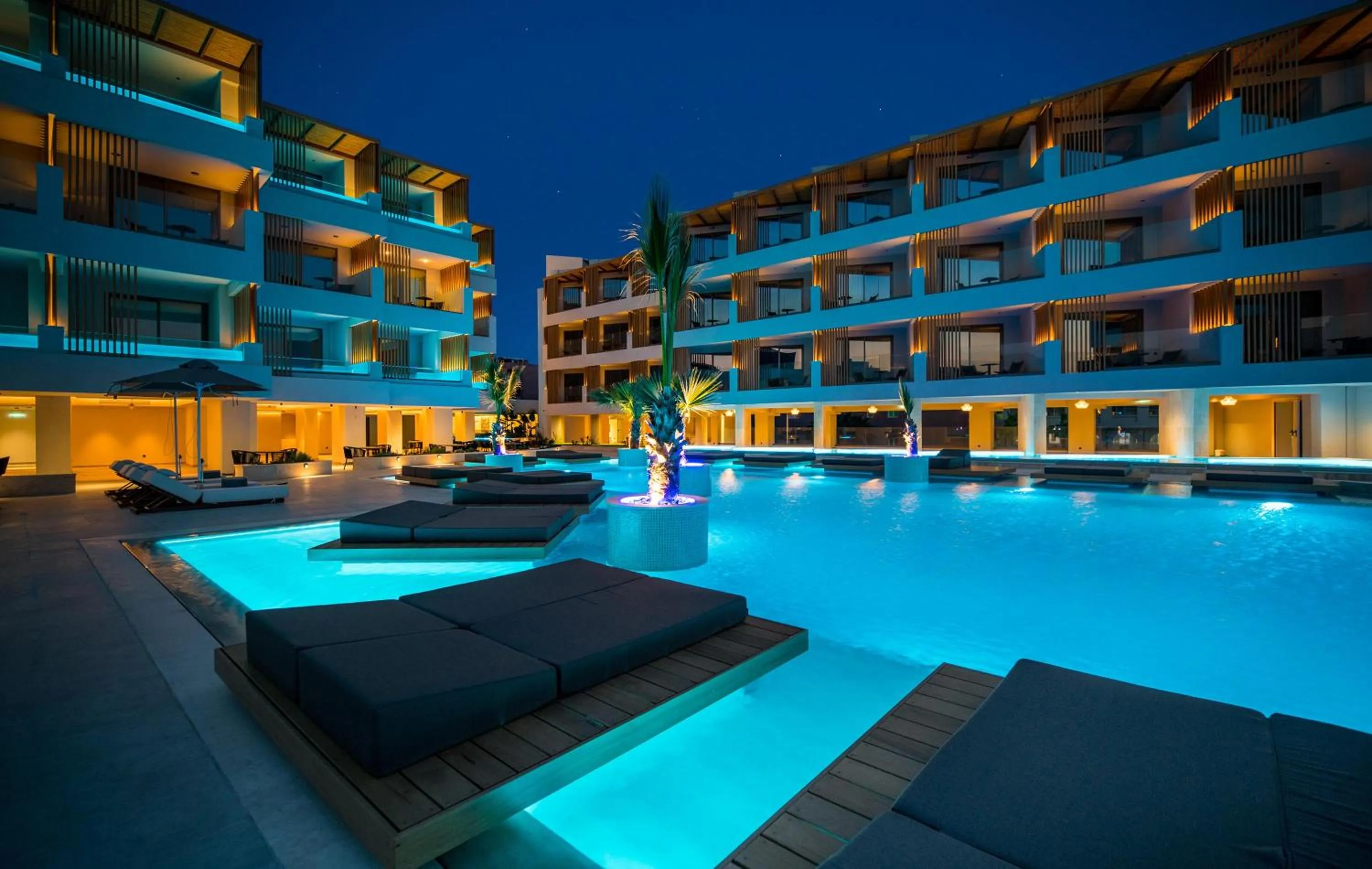 Swimming pool in AKASHA Beach Hotel & Spa