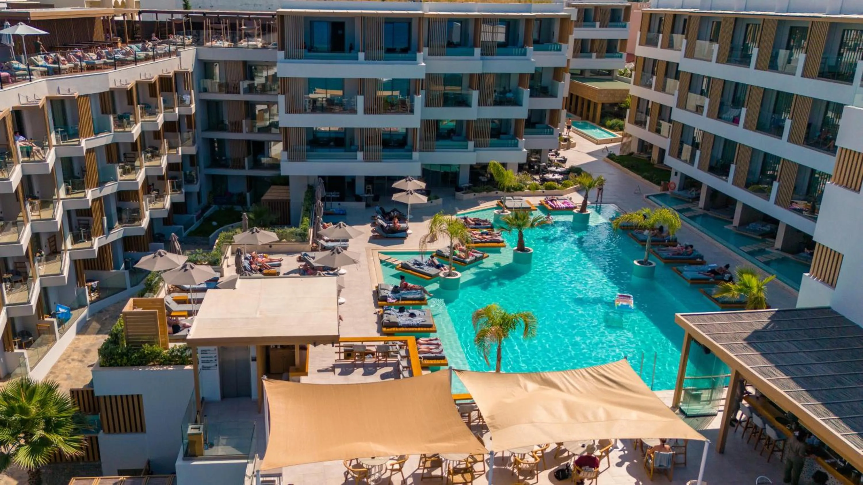 Swimming pool in AKASHA Beach Hotel & Spa