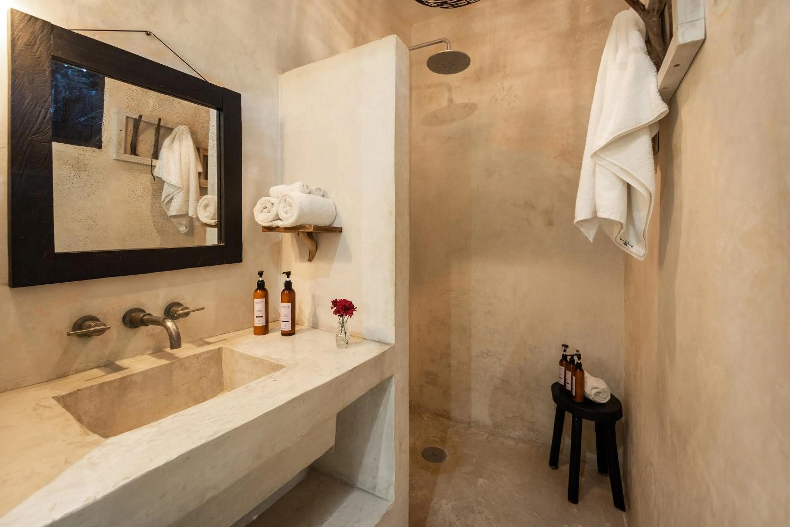 Shower in NEST Tulum